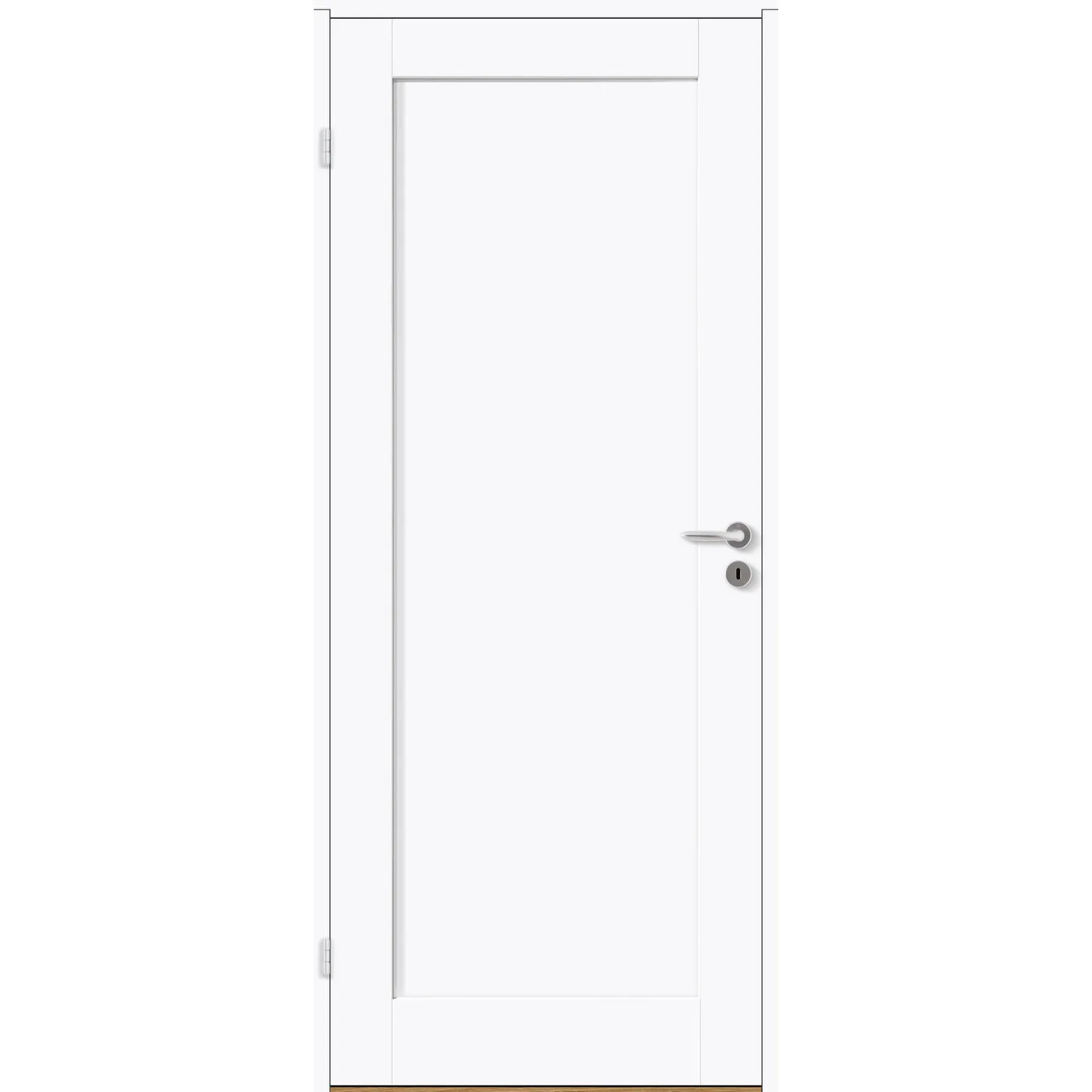 DØRBL ID STIL1 9X21 KL HV BYGG1 BxH: 90x210 (dørbladmål: 82,5x204), NCS S-0500-N, Klassisk Hvit