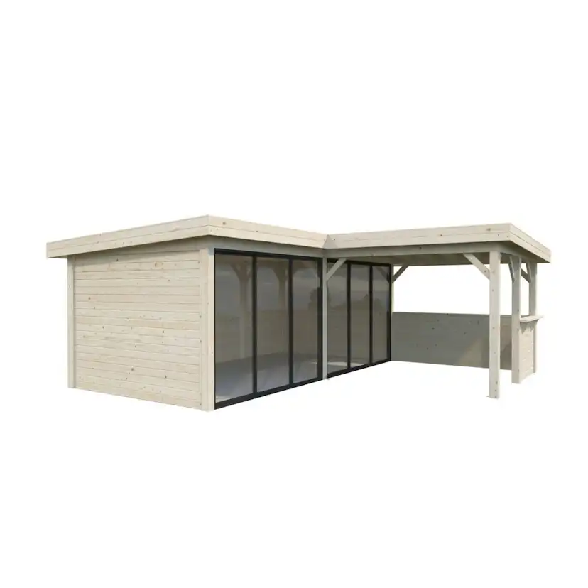 Hagestue Palmako Lenna 24,9 m2 Set 422 Slide
