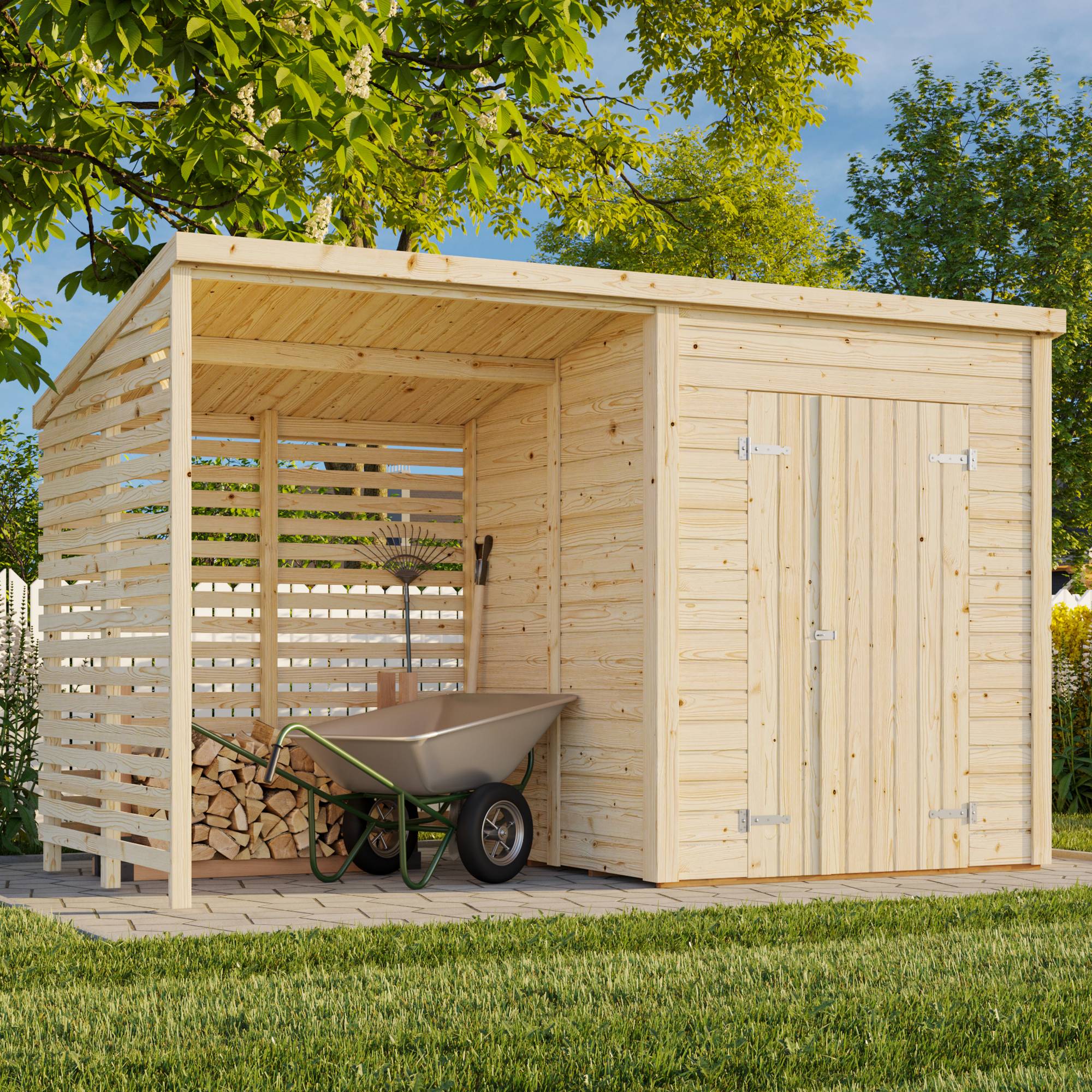 Redskapsbod Palmako Leif 3,0 + 2,9 m2