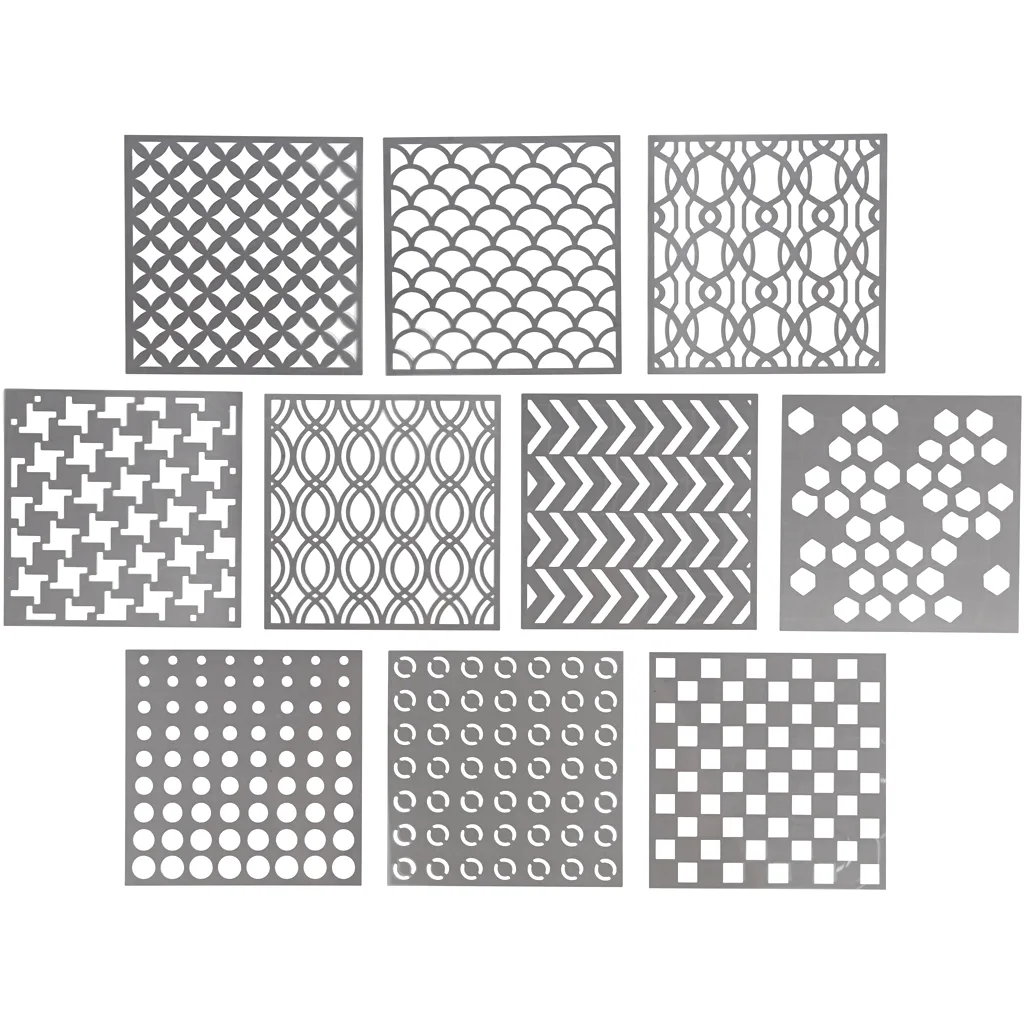 Stensil Creativ Company 15x15 cm 10 Ark