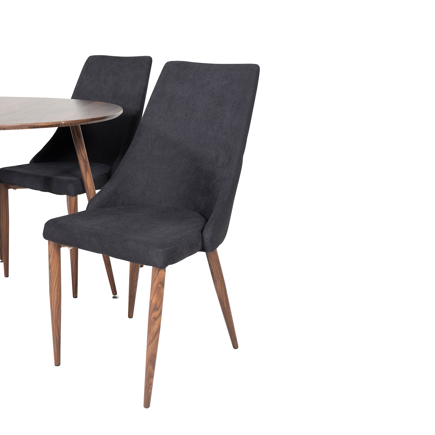 Spisegruppe Venture Home Plake1 med 4 Laura Stoler Polyester Rundt