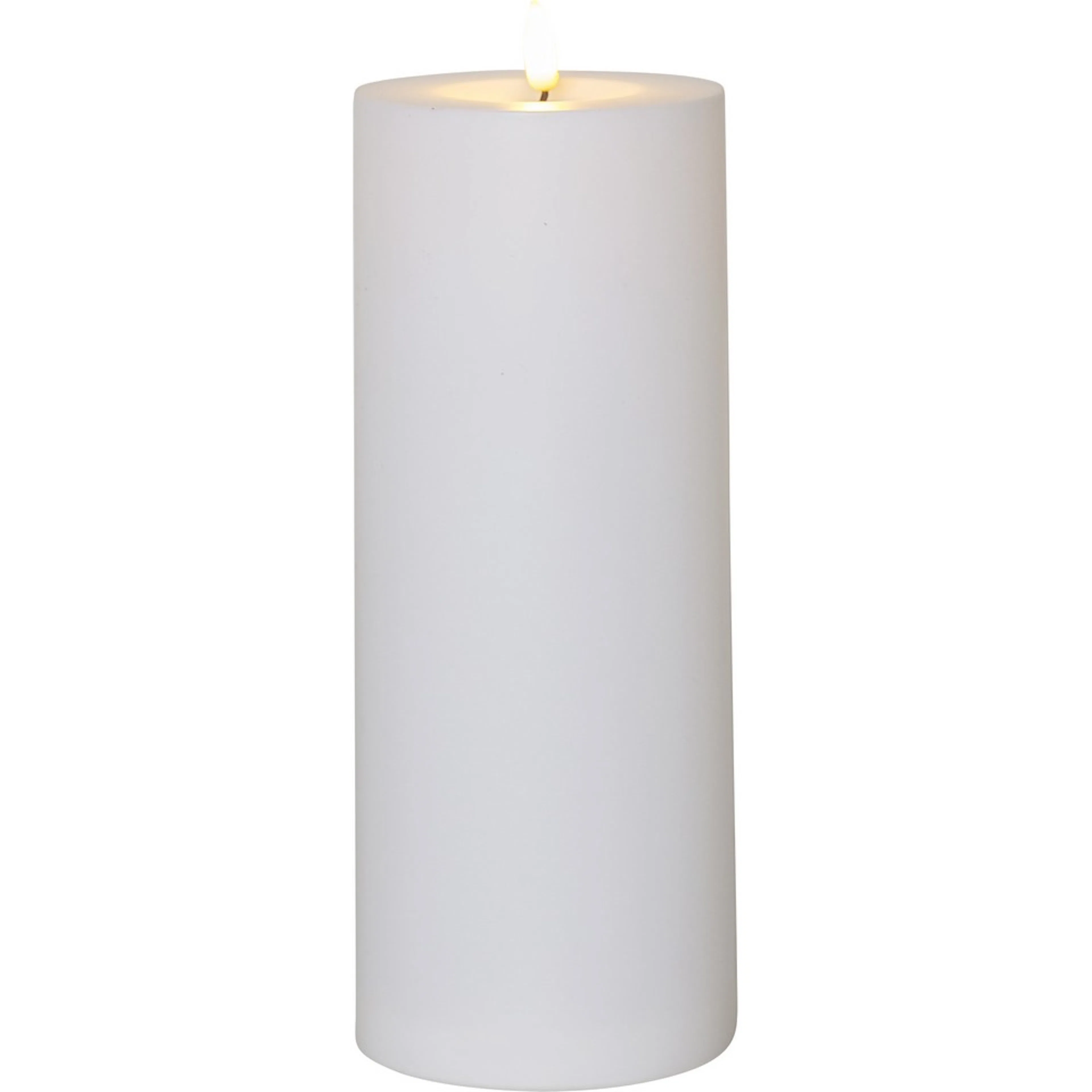 LED-Lys Star Trading Flamme Rett Hvit