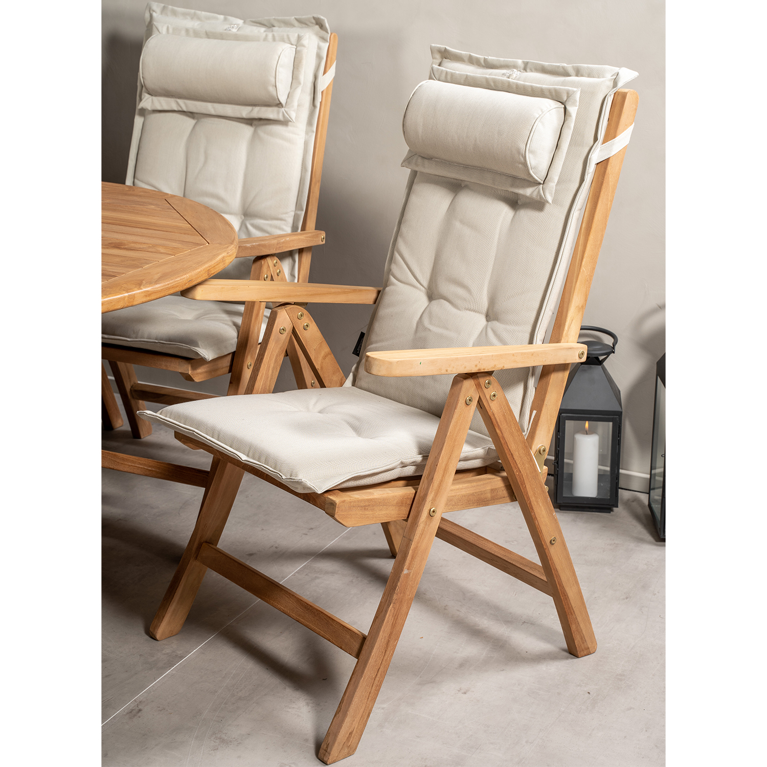 Spisegruppe Venture Home Kenya 180-240x120 Teak med 8 Kenya PositionsLenestoler