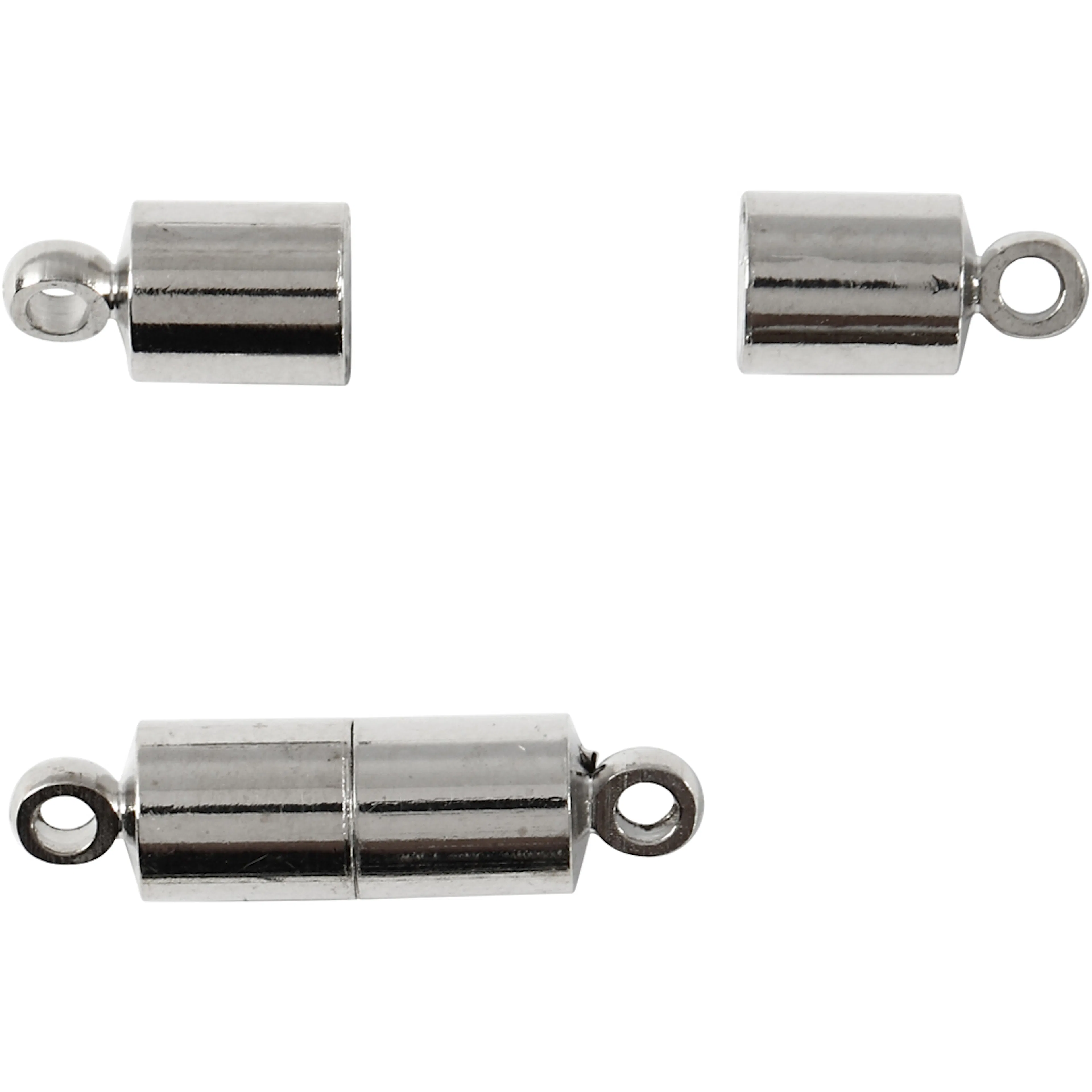 Magnetlås Creativ Company L17 mm D5 mm Forsølvet 1 Pk