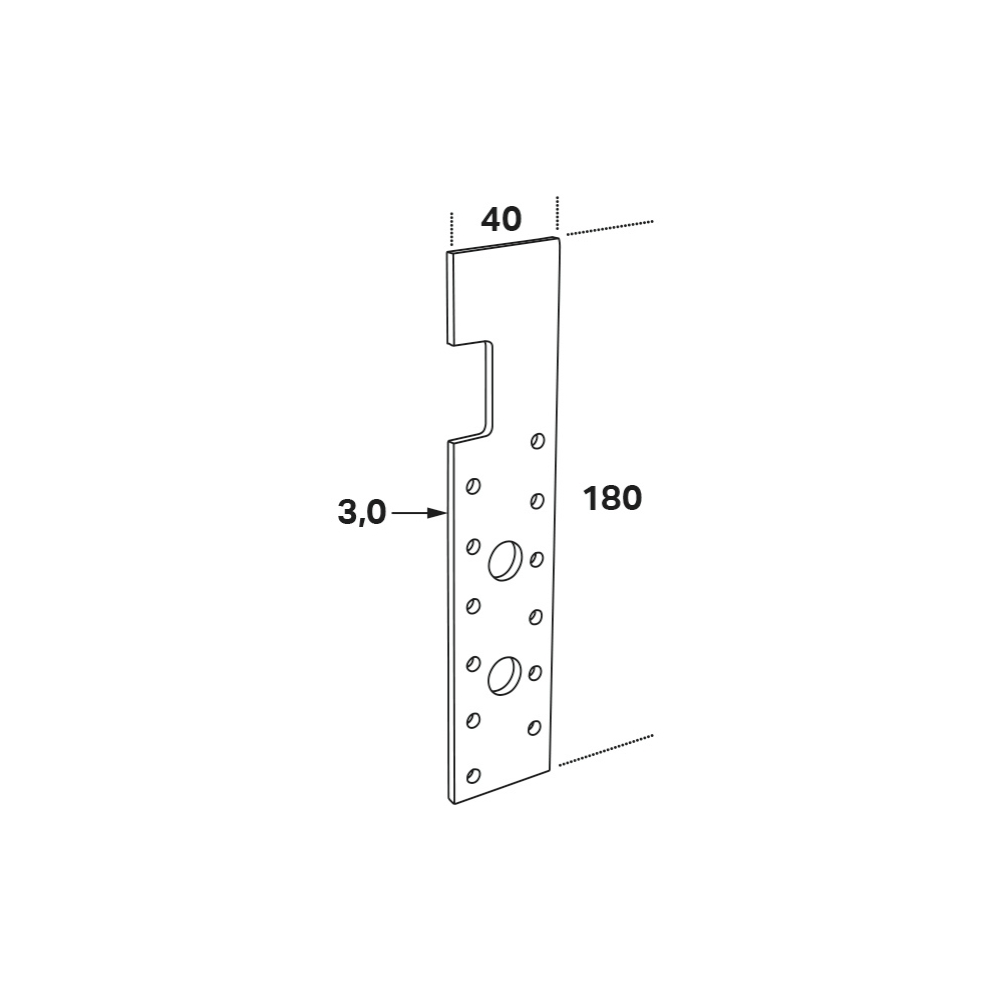 Balkanker FAST JA 40x180x3,0 mm