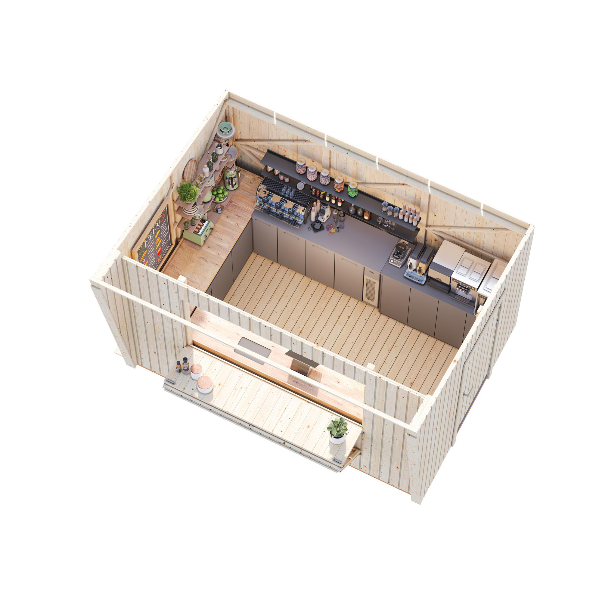 Kiosk Palmako Kira 7,7 m2