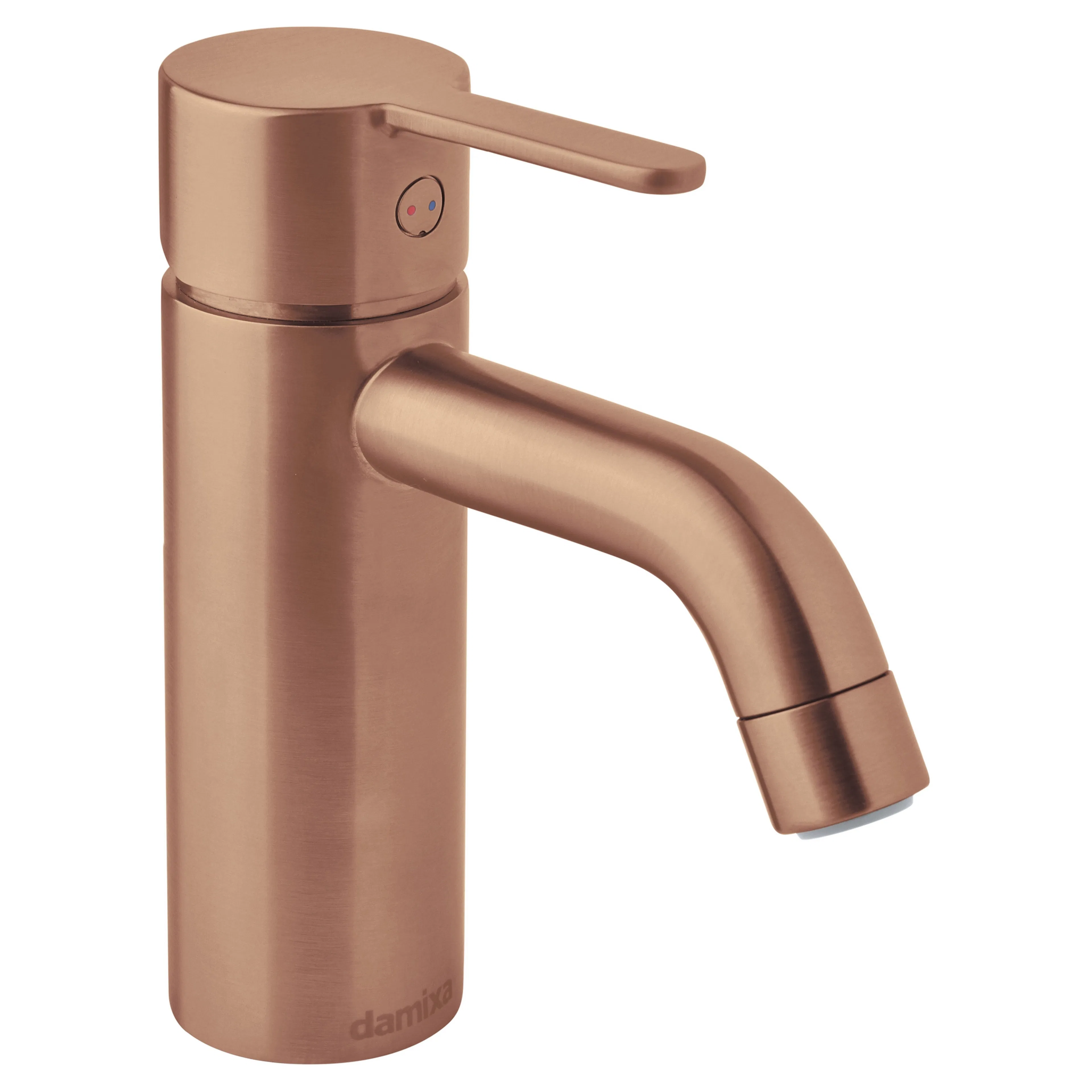 SILHOUET BASIN MIXER SMALL, RUB CLEAN, 6L/MIN, BRUSHED COPPE Borstad Koppar