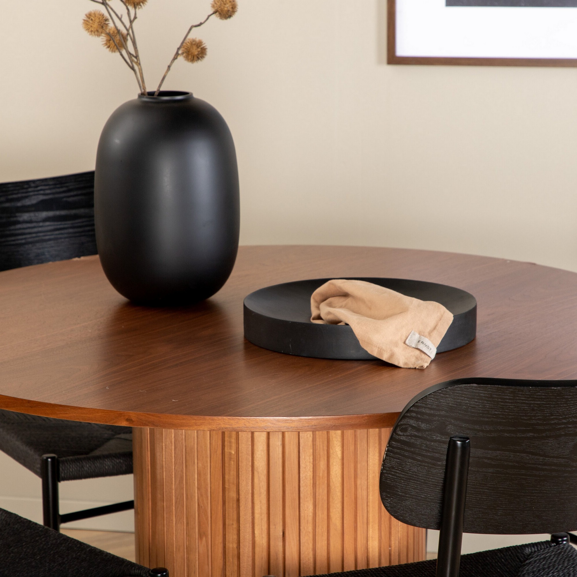 Spisegruppe Venture Home Bianca med 4stk Polly Stoler