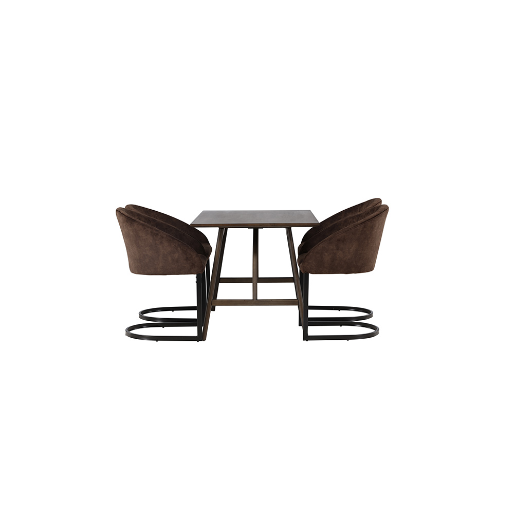 Spisegruppe Venture Home Kaseidon med 4 stk Evening Stoler