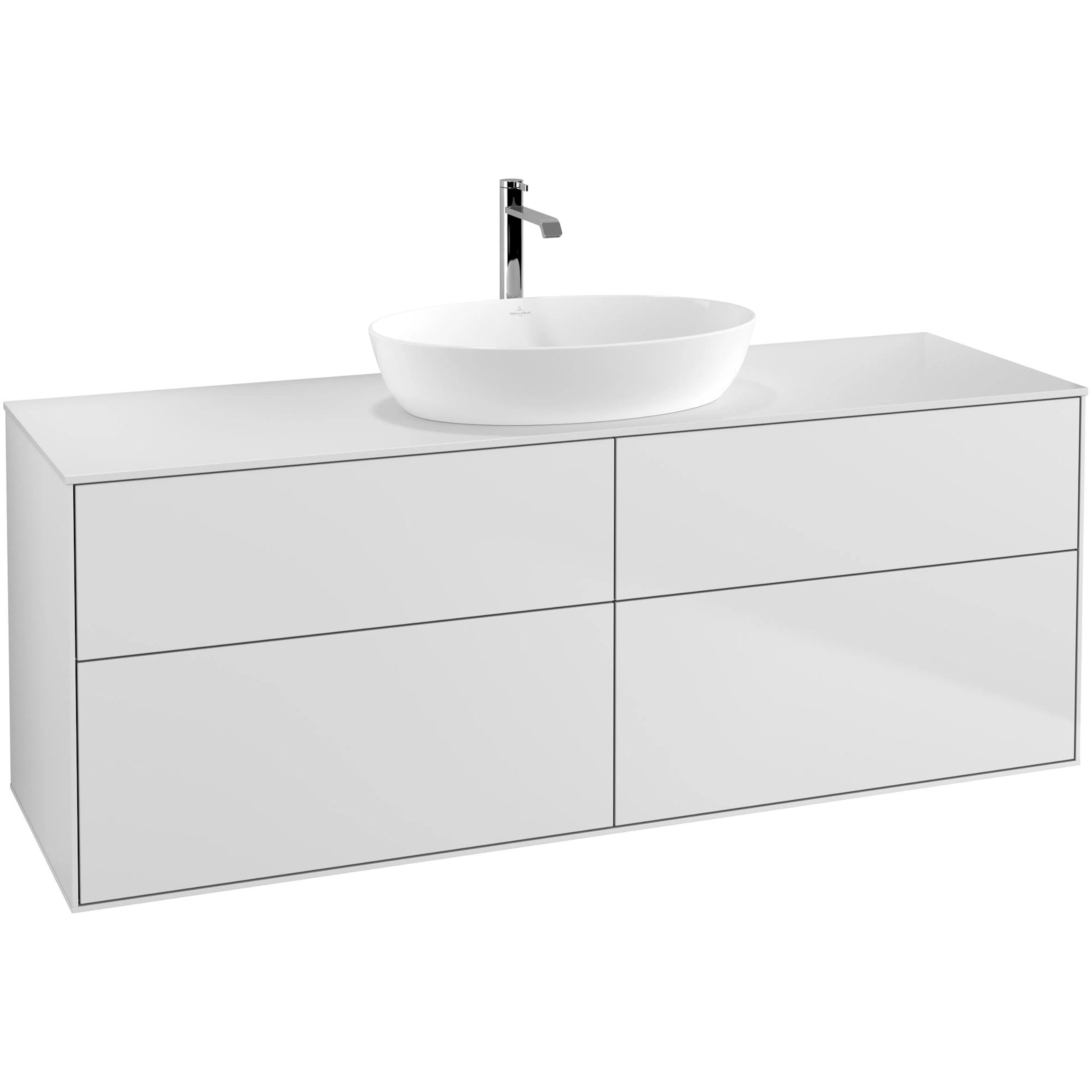 Tvättställsskåp Villeroy & Boch Finion med 4 Lådor och Bänkskiva för Fristående Tvättställ från Artis & Collaro
