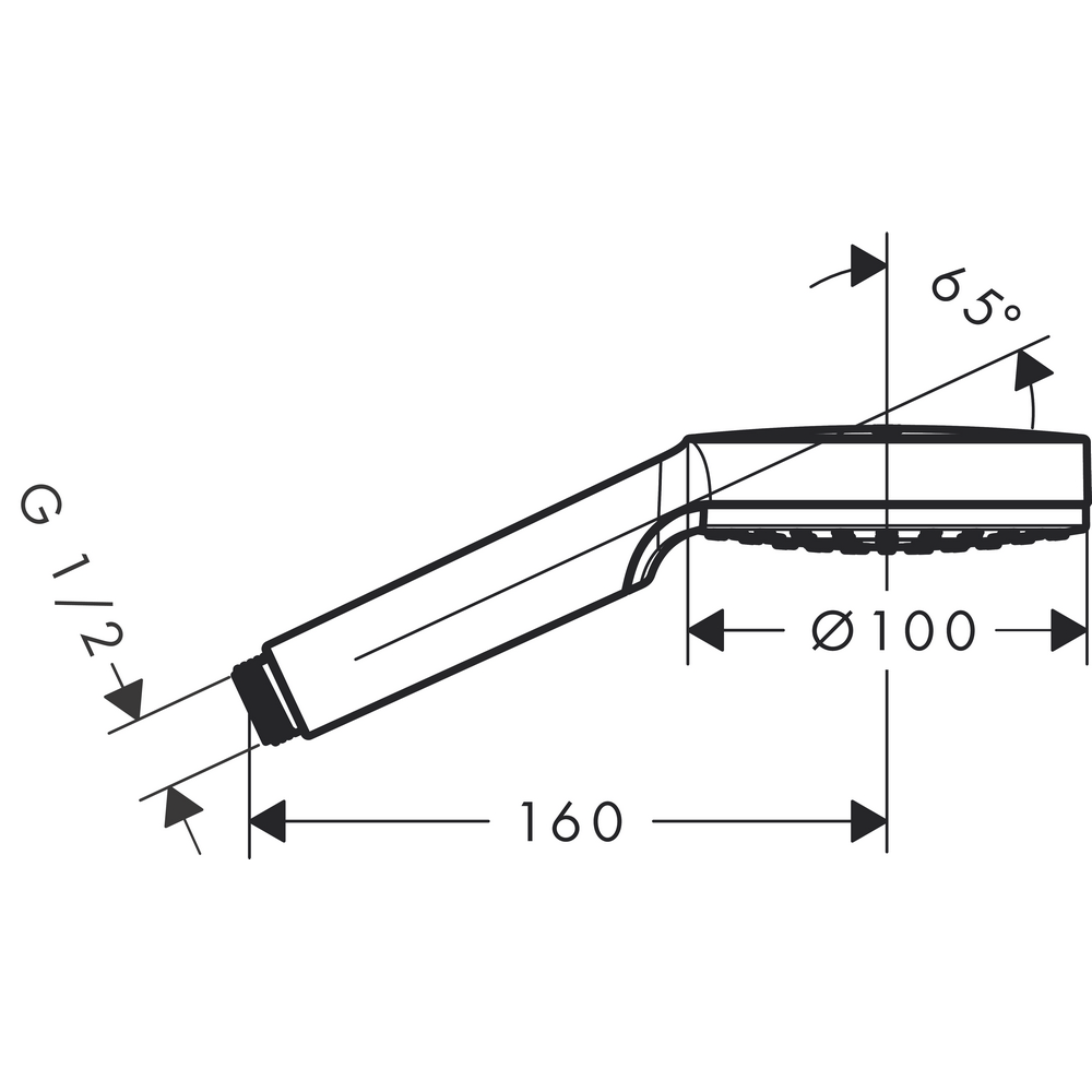 Hånddusj Hansgrohe Crometta 100 1jet