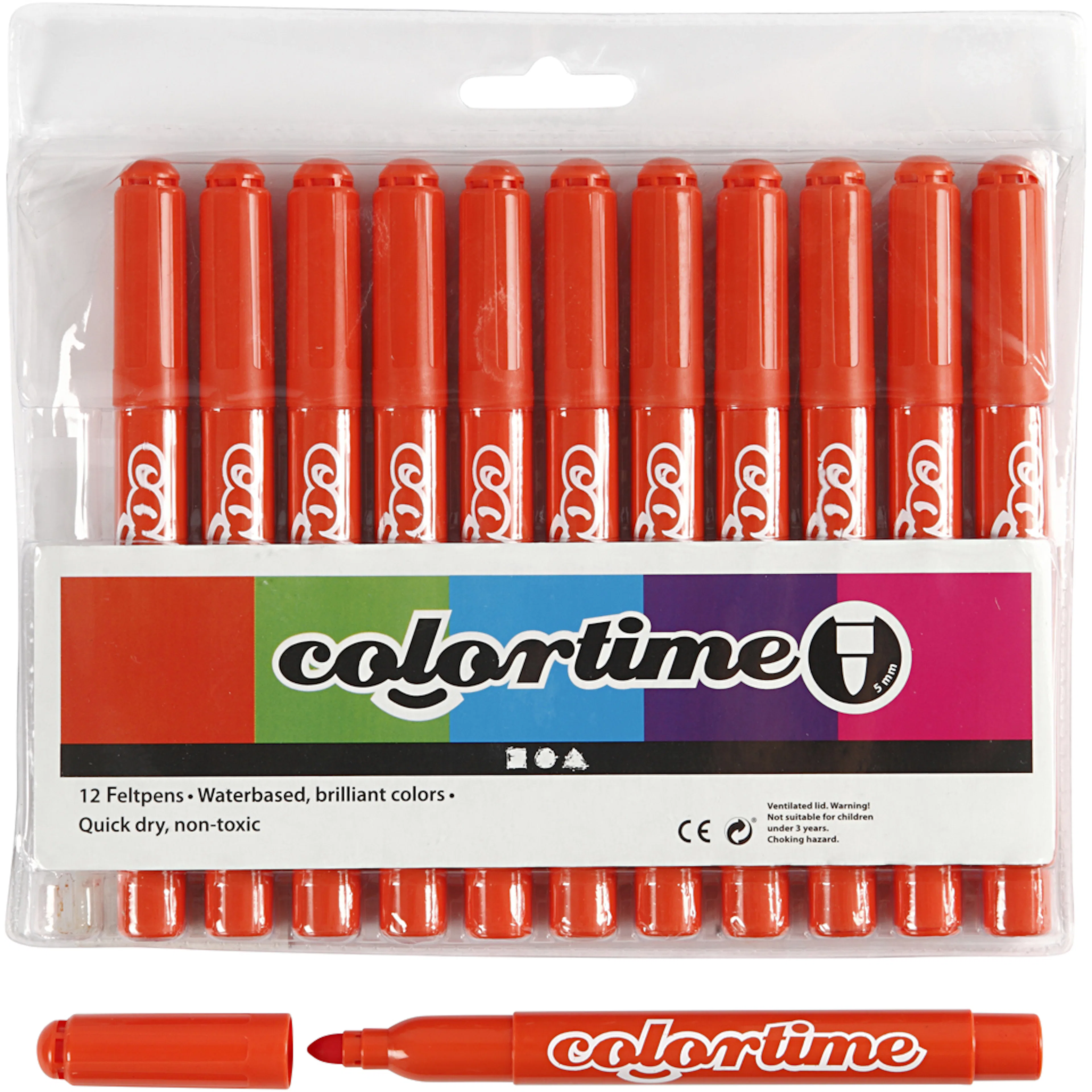 Tusjpenner Creativ Company Colortime Strek 5 mm 1 Pk