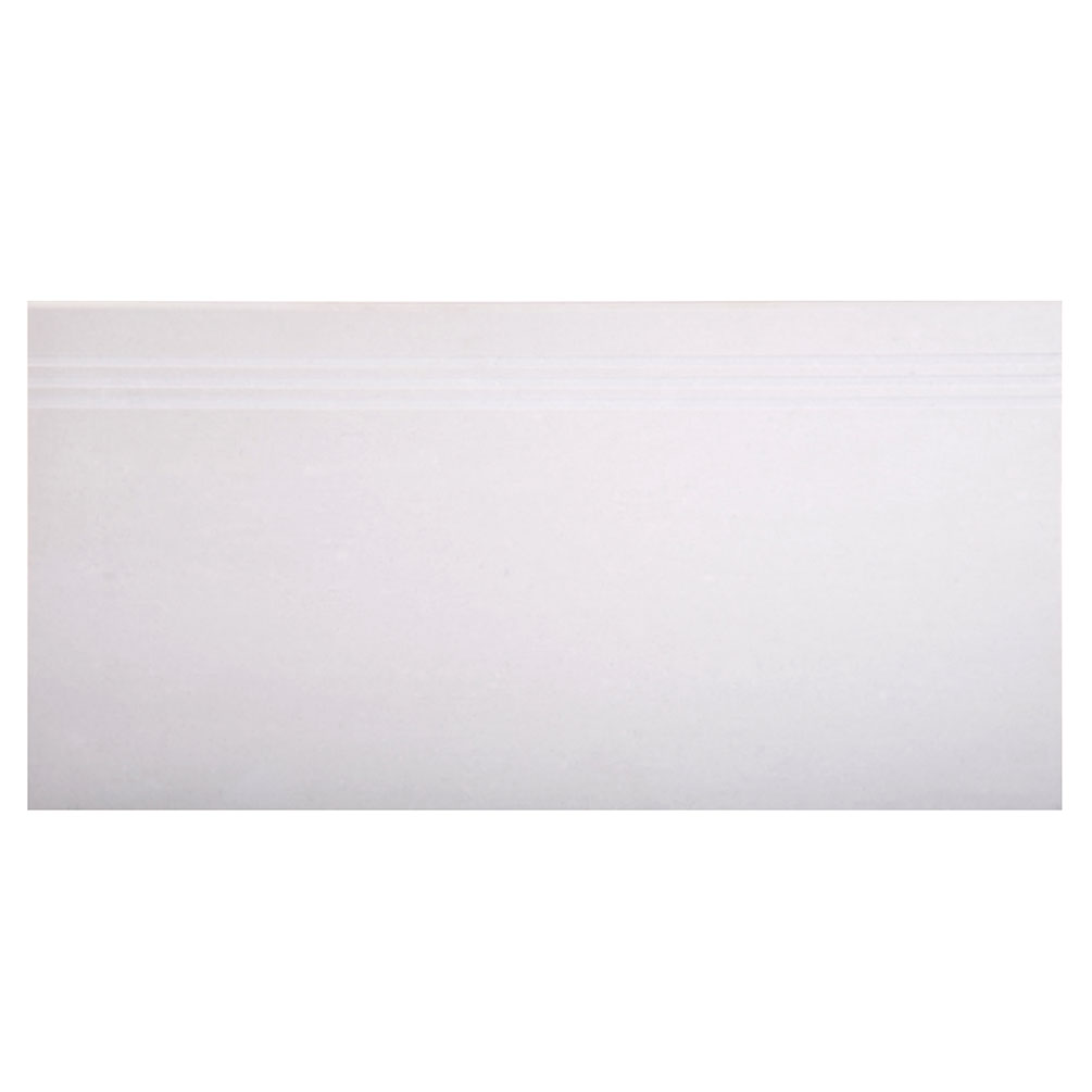 Klinker Arredo Fojs Collection Hvit Matt 60x60 cm Trappesteg/Trappenese