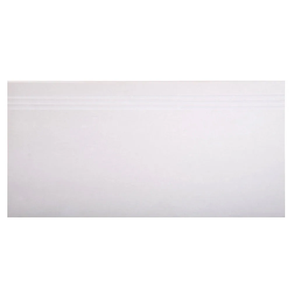 Klinker Arredo Fojs Collection Hvit Matt 60x60 cm Trappesteg/Trappenese