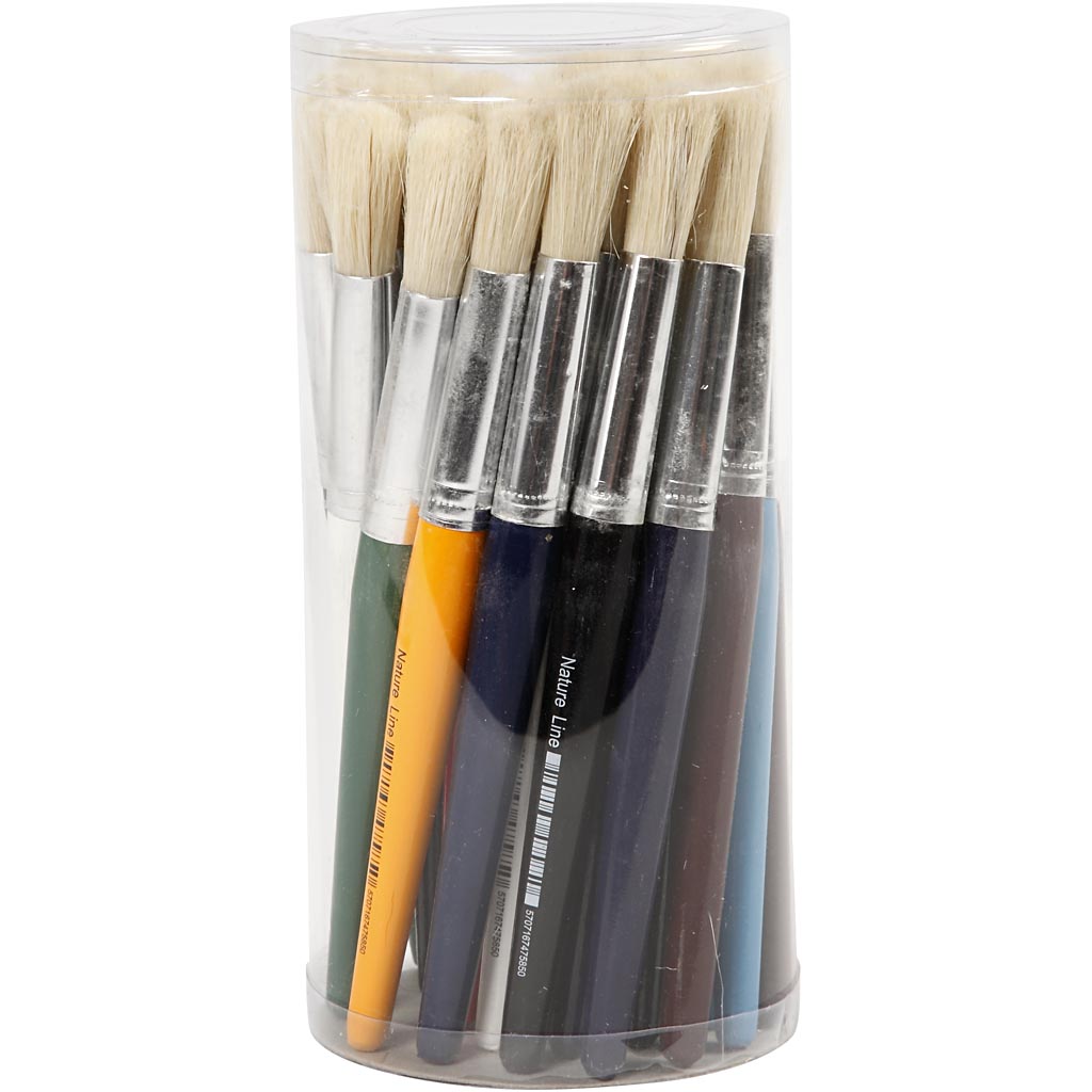 Barnepensler Creativ Company Runde 30 stk/1 Pk