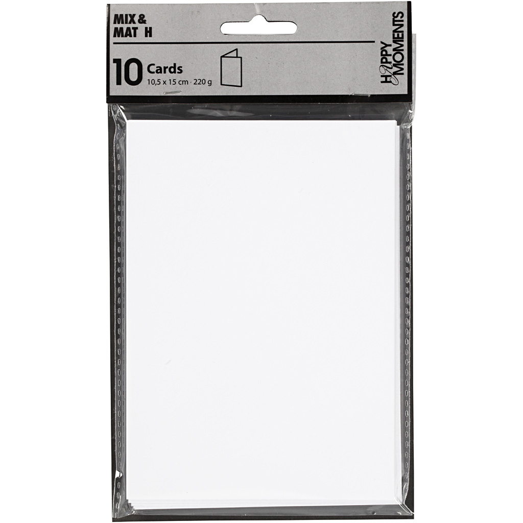 Kort Creativ Company Kort Str 10,5x15 cm 10 stk/1 Pk