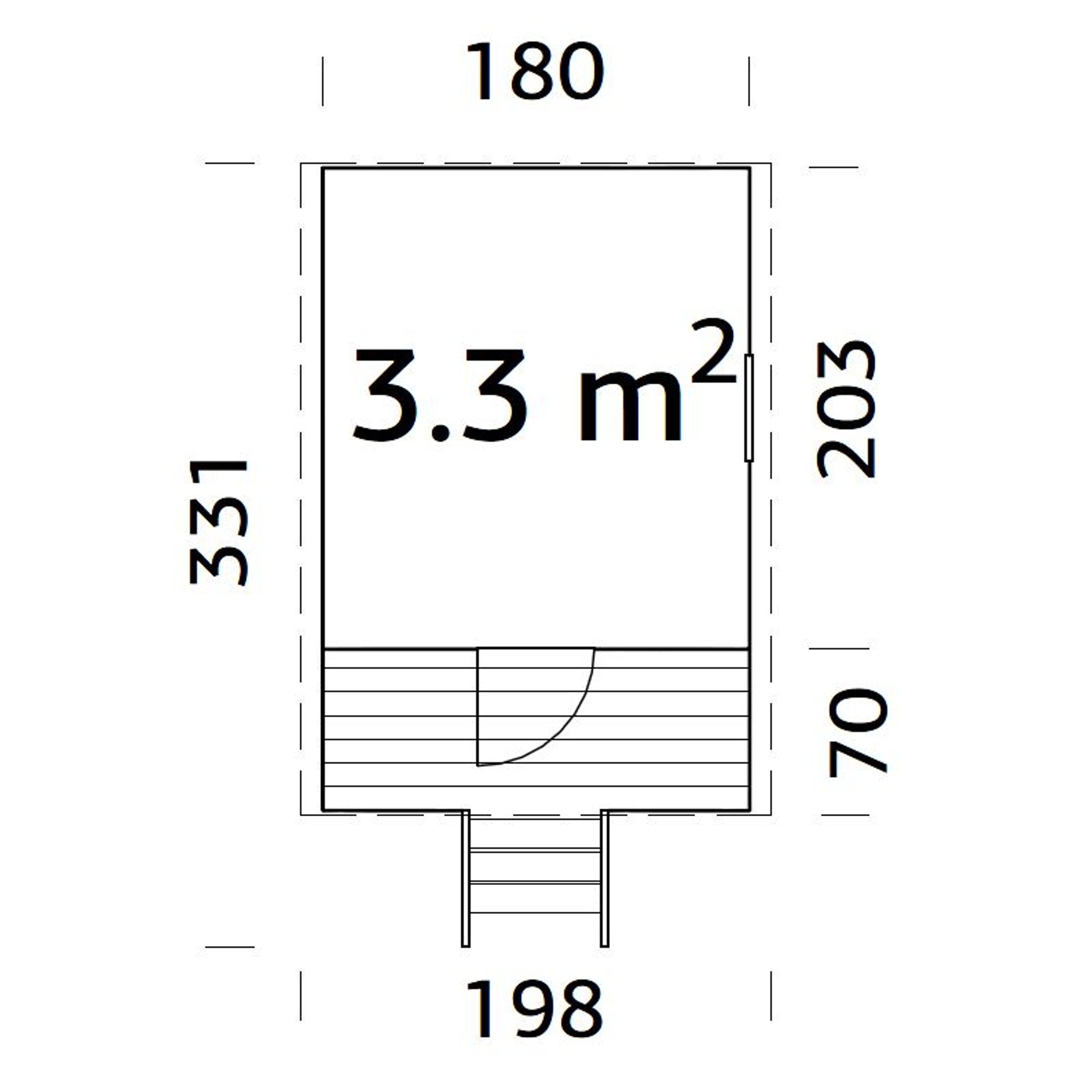 Lekehus Palmako Huck 3,3 m2
