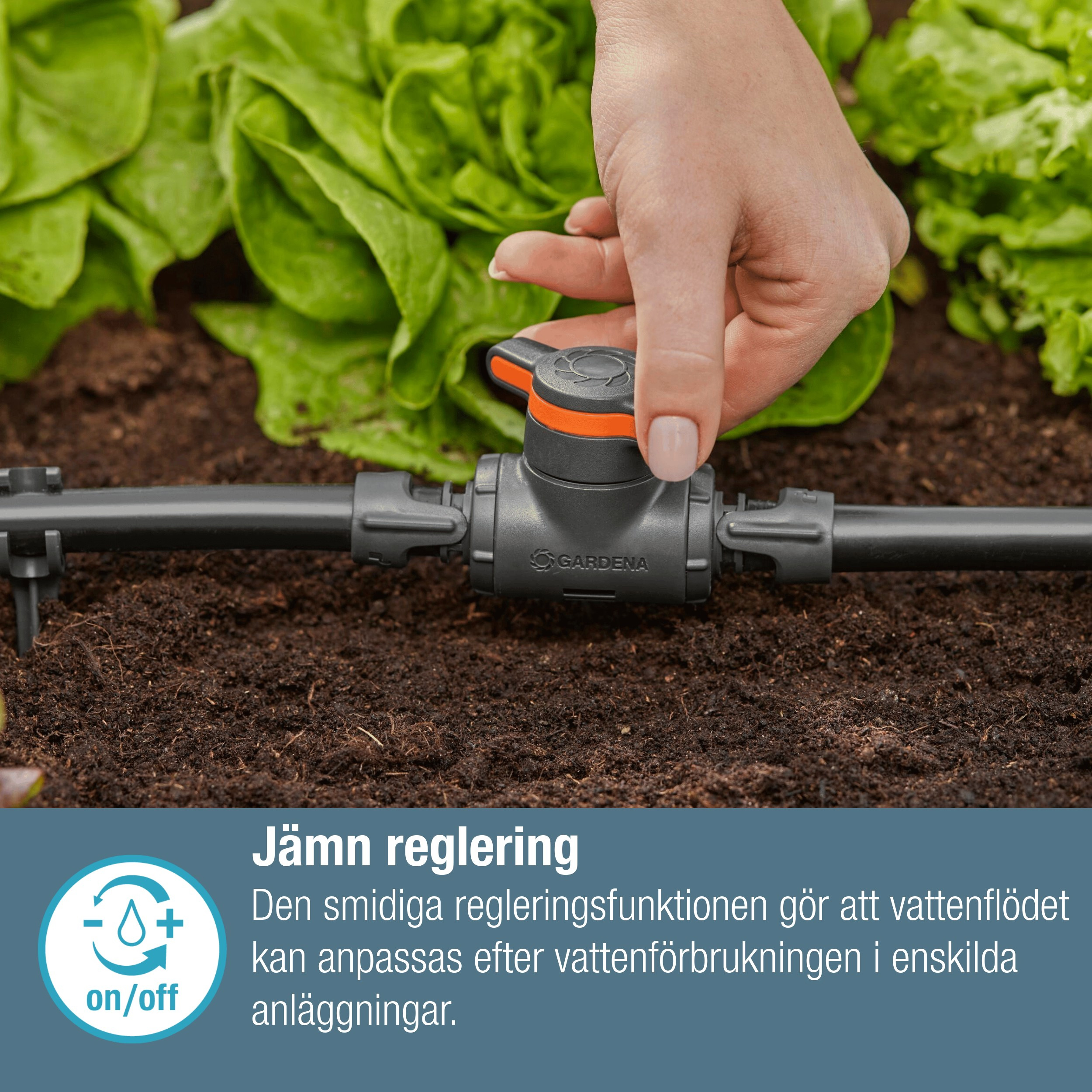 Reguleringsventil Gardena Micro-Drip 13 mm (1/2")