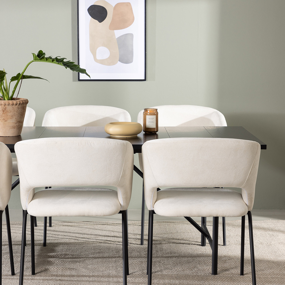 Spisegruppe Venture Home Astrid med 6 Day Stoler