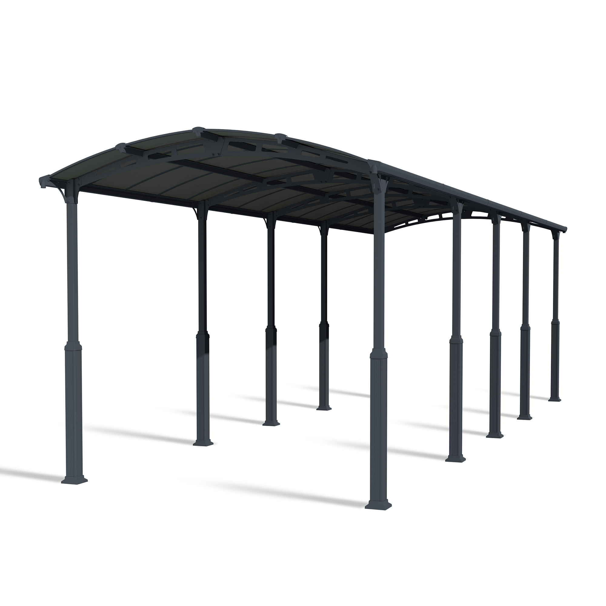 Carport Canopia av Palram Alpine i metall for bobiler 3,6x11 m