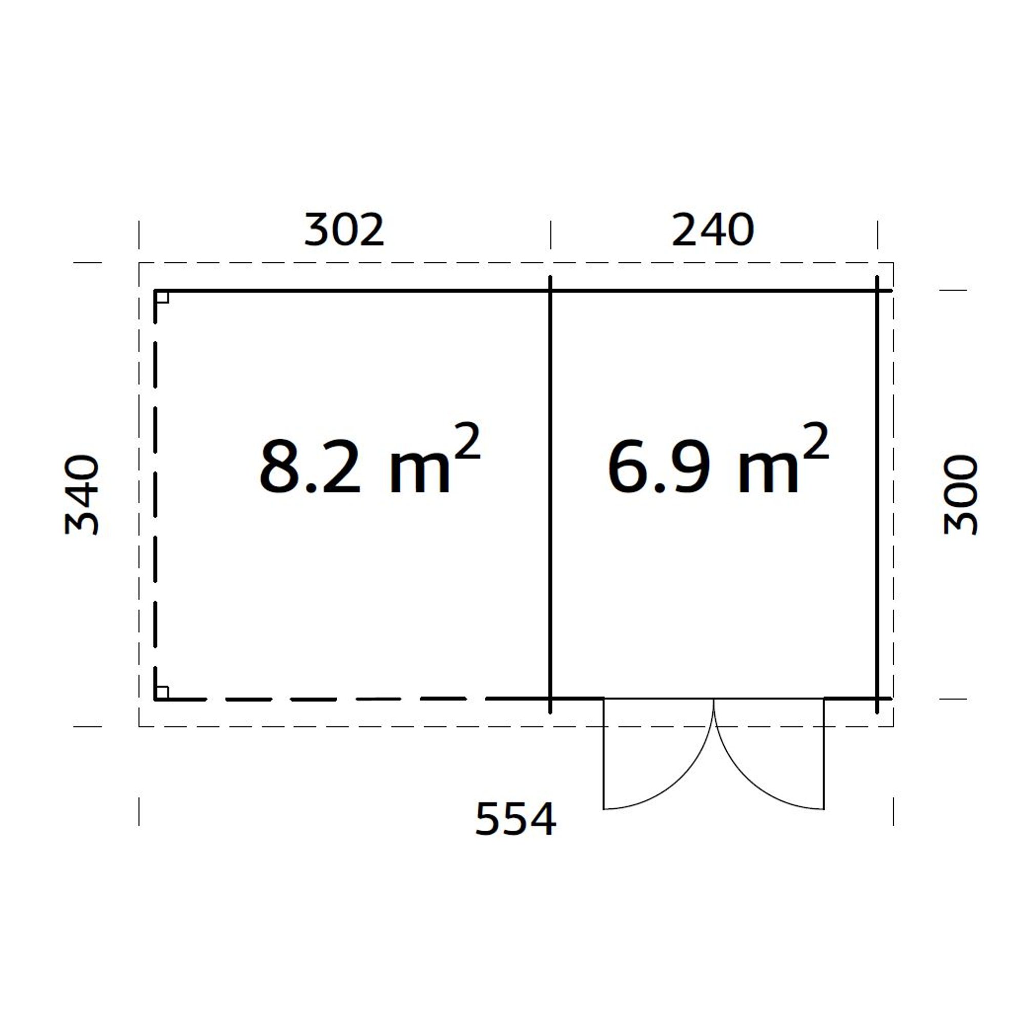 Gjestehytte Palmako Ella 15,1 M2