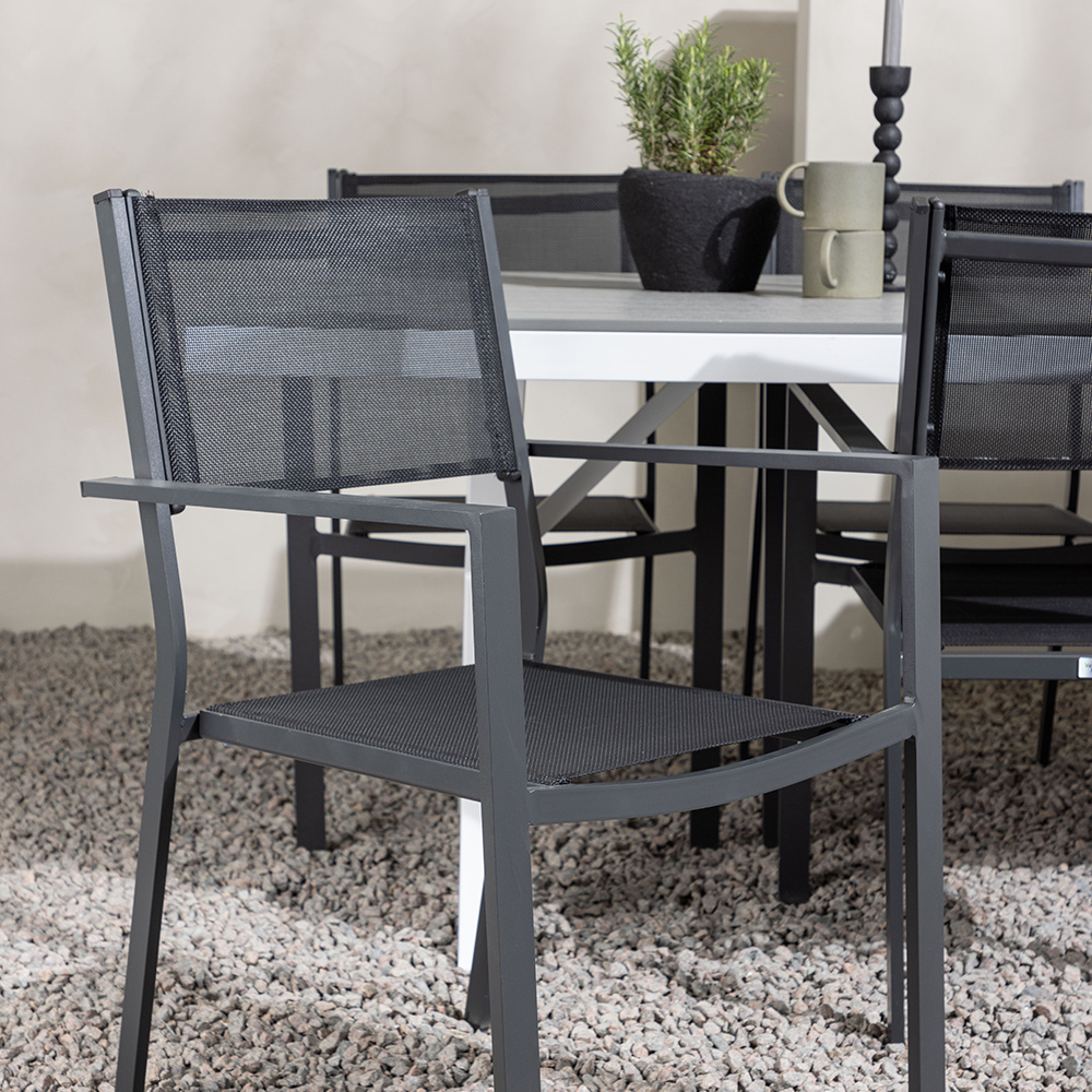 Spisegruppe Venture Home Garcia Bord med 6 Copacabana Stoler