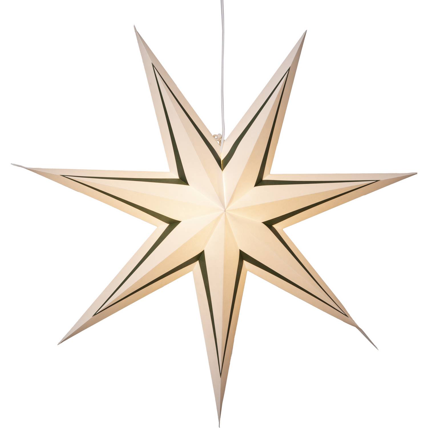 Adventstjerne Star Trading Stripe Papirstjerne 80 cm