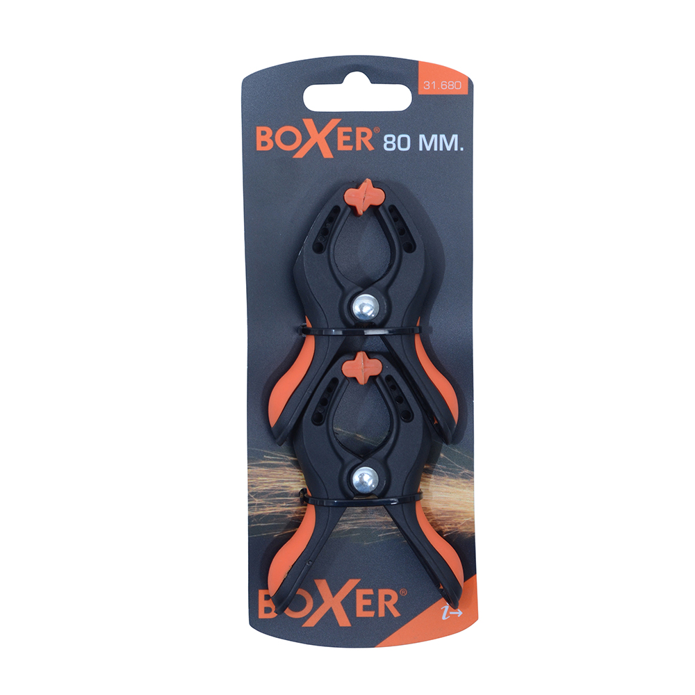 Limklemme Boxer 80 mm 2 stk
