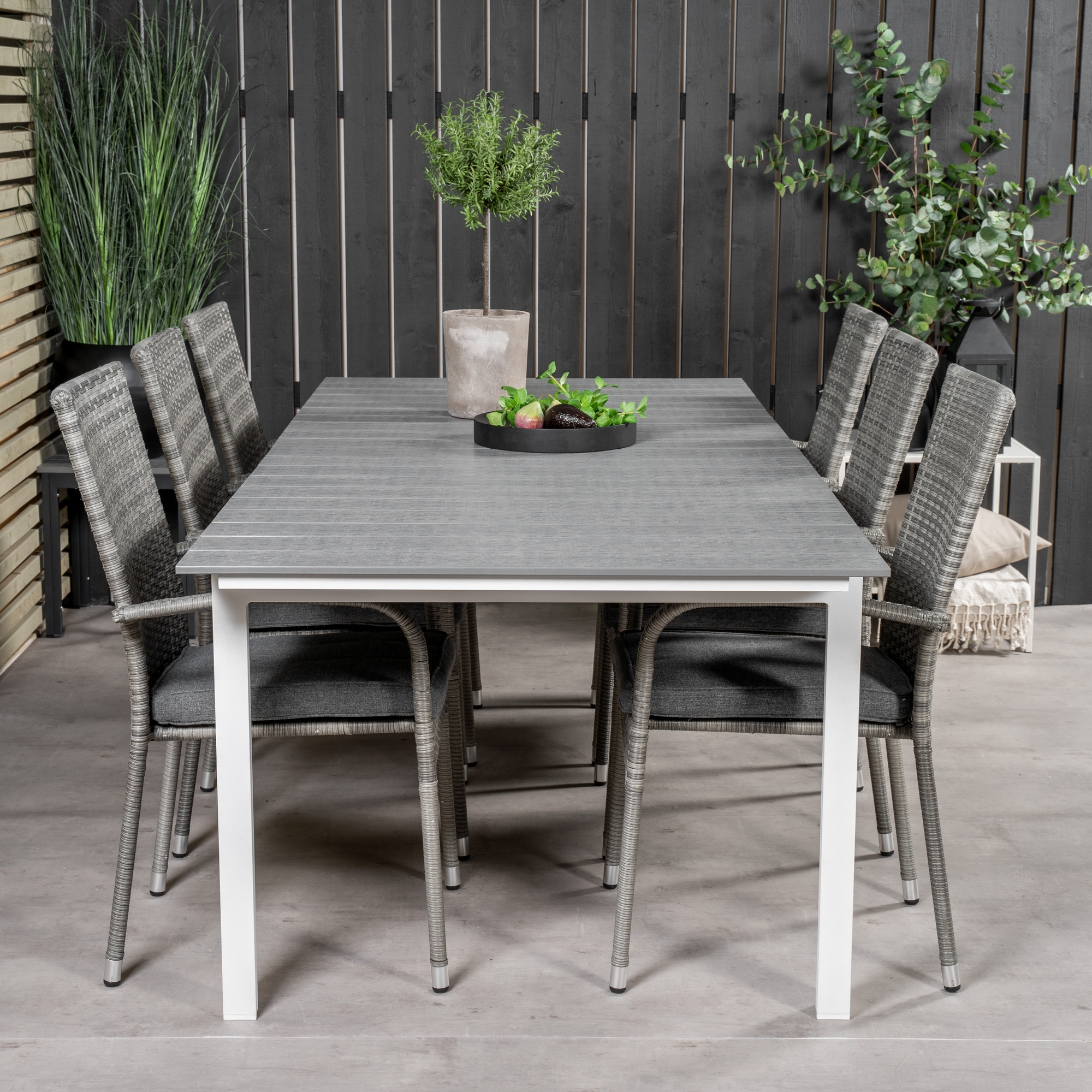 Spisegruppe Venture Home Lova 224/324 med 6 Asta Stoler