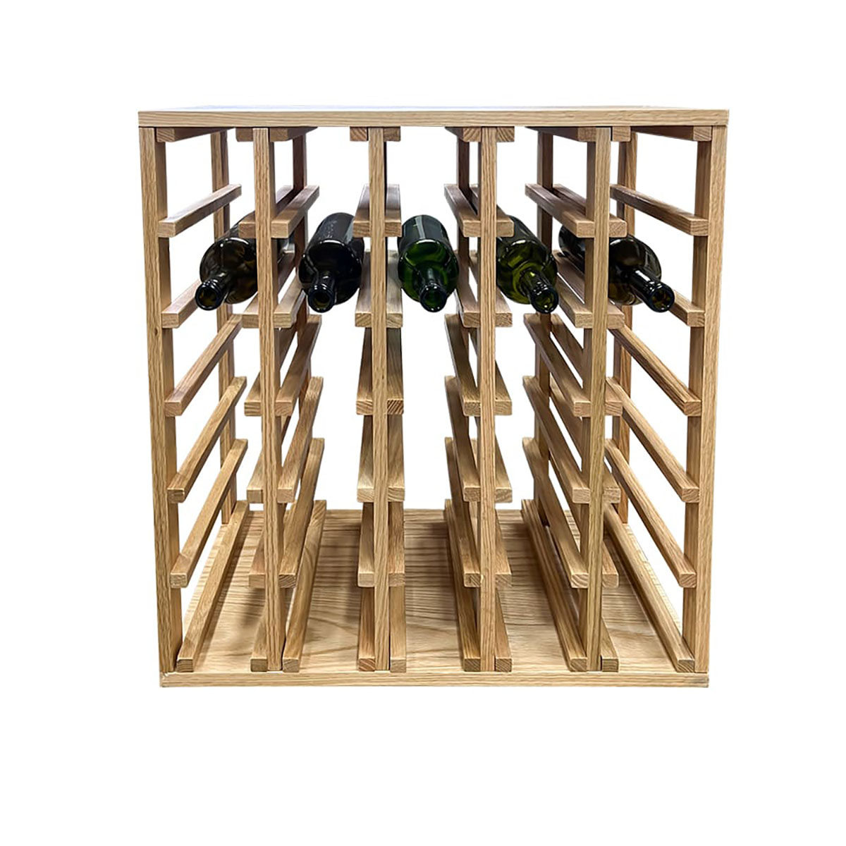 Vinstativ mQuvée Eik 30 Flasker 60x60x30 cm