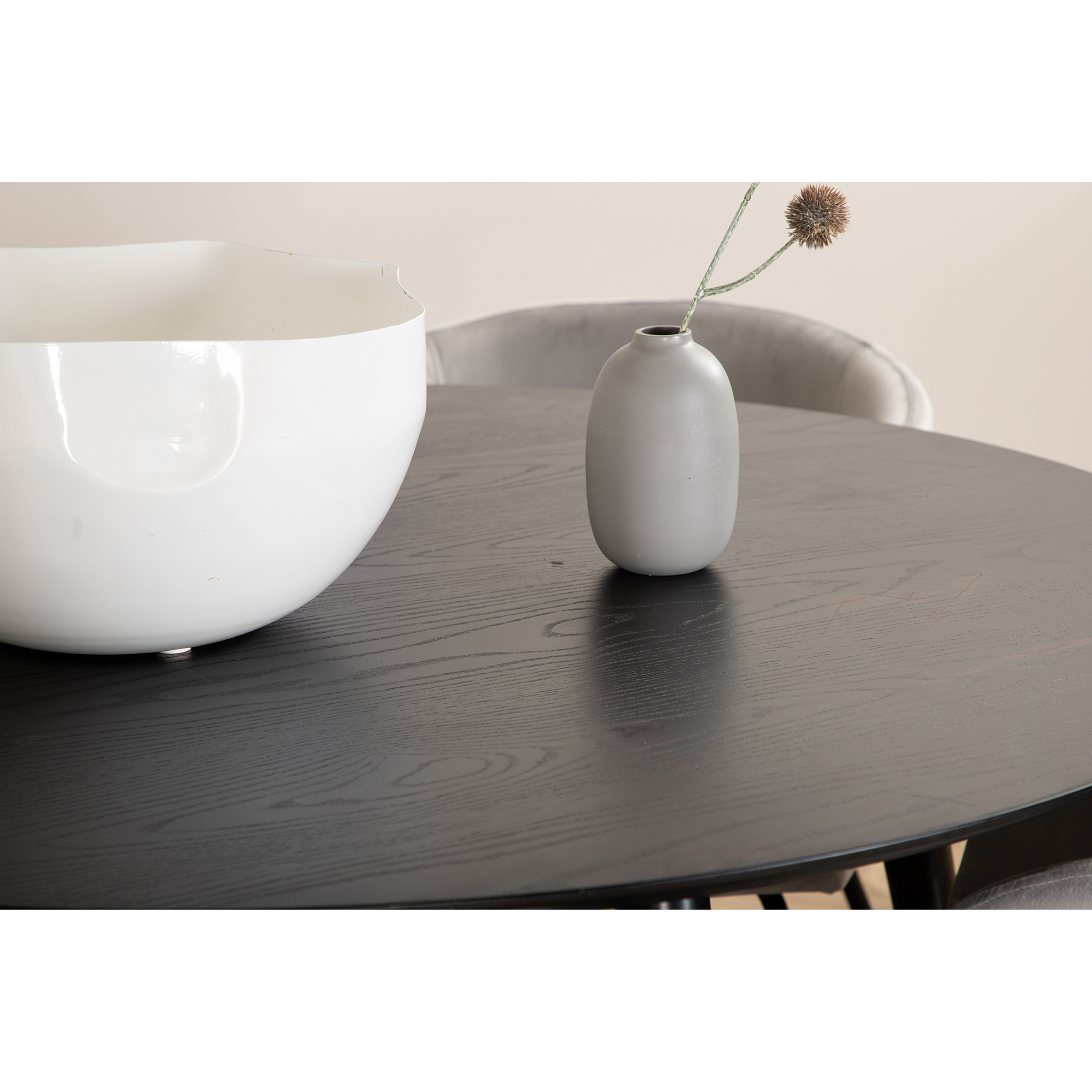 Spisegruppe Venture Home Dipp Ø115 cm med 4 Berit Stoler