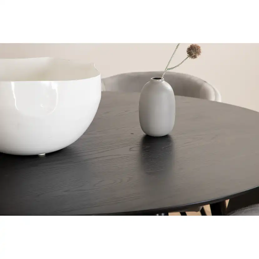 Spisegruppe Venture Home Dipp Ø115 cm med 4 Berit Stoler