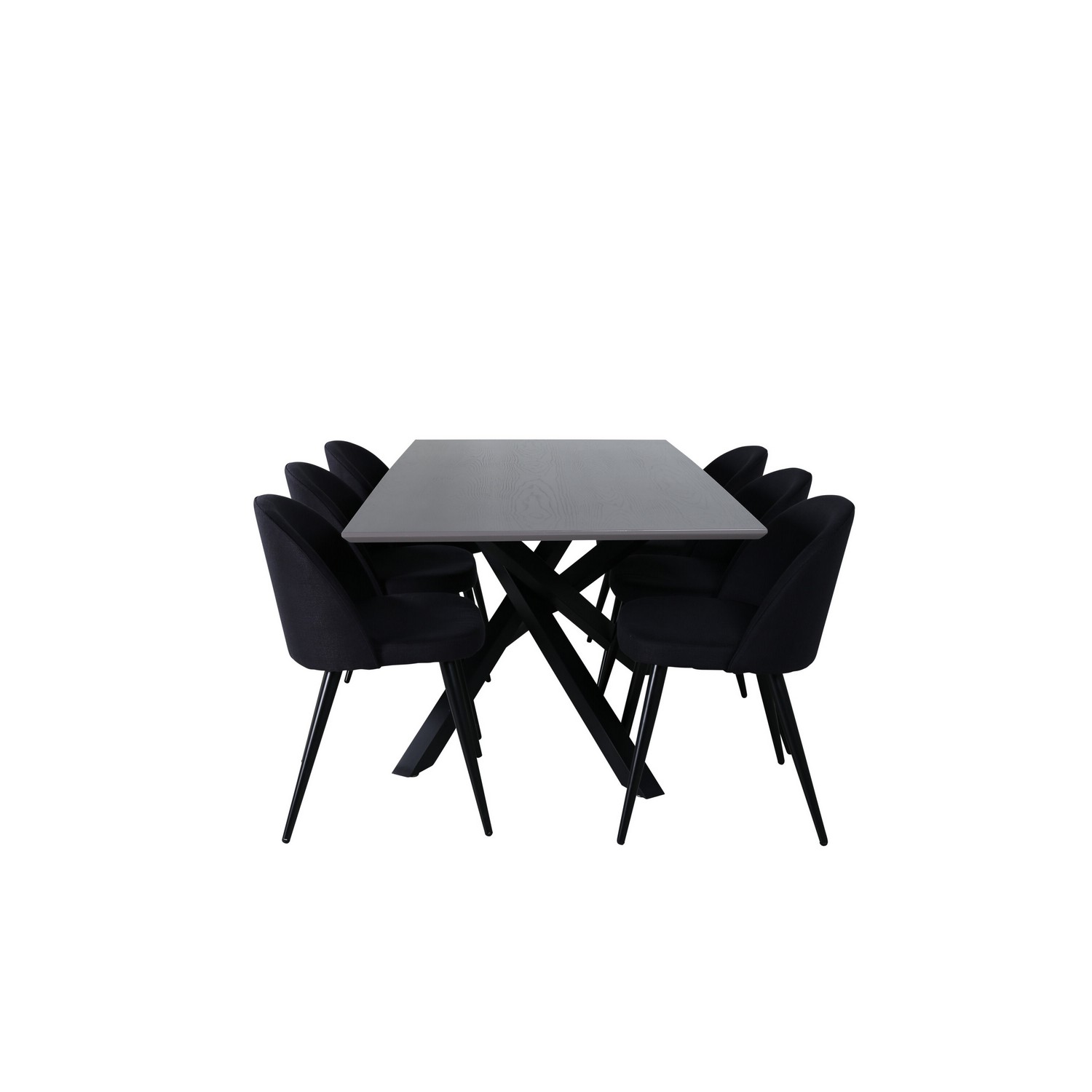 Spisegruppe Venture Home Piata med 6 Valentina Stoler GR22263