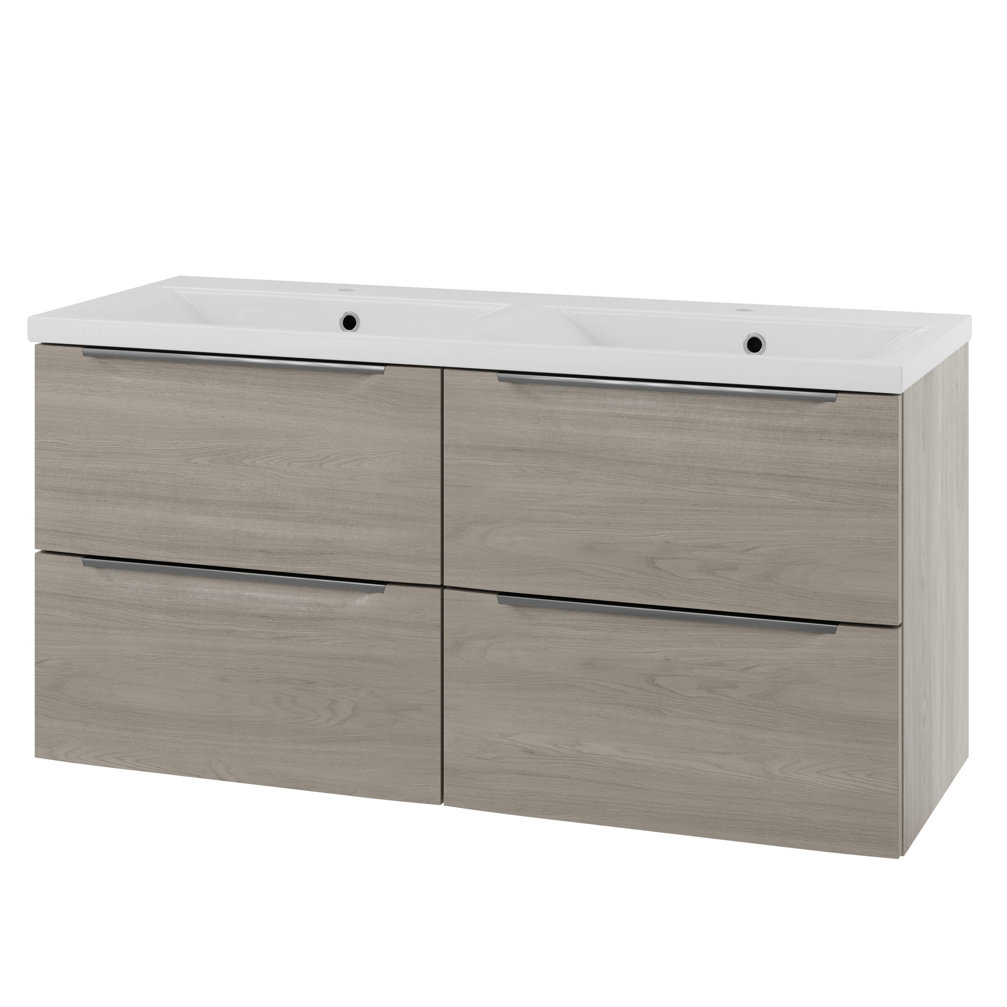 Servantskap Linn Bad Mari 120 cm Dobbel 4x60 Skuffer