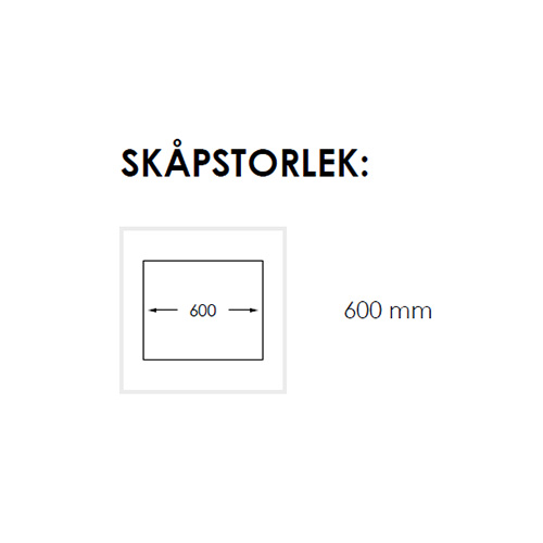 Kjøkkenvask Nordic Tech Radius 550 X