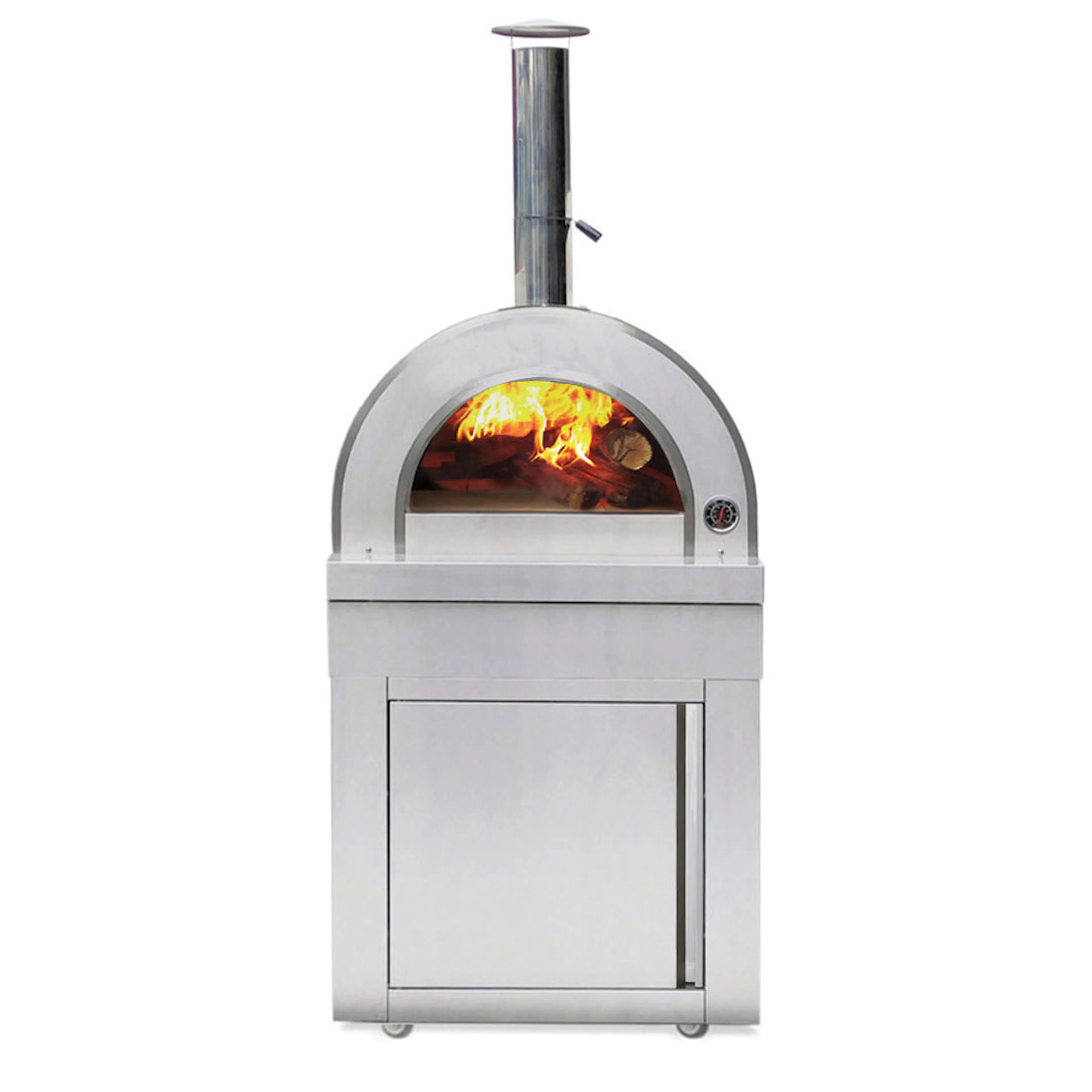 Vedfyrt Pizzaovn Myoutdoorkitchen Classic Line Stainless Modul Naples