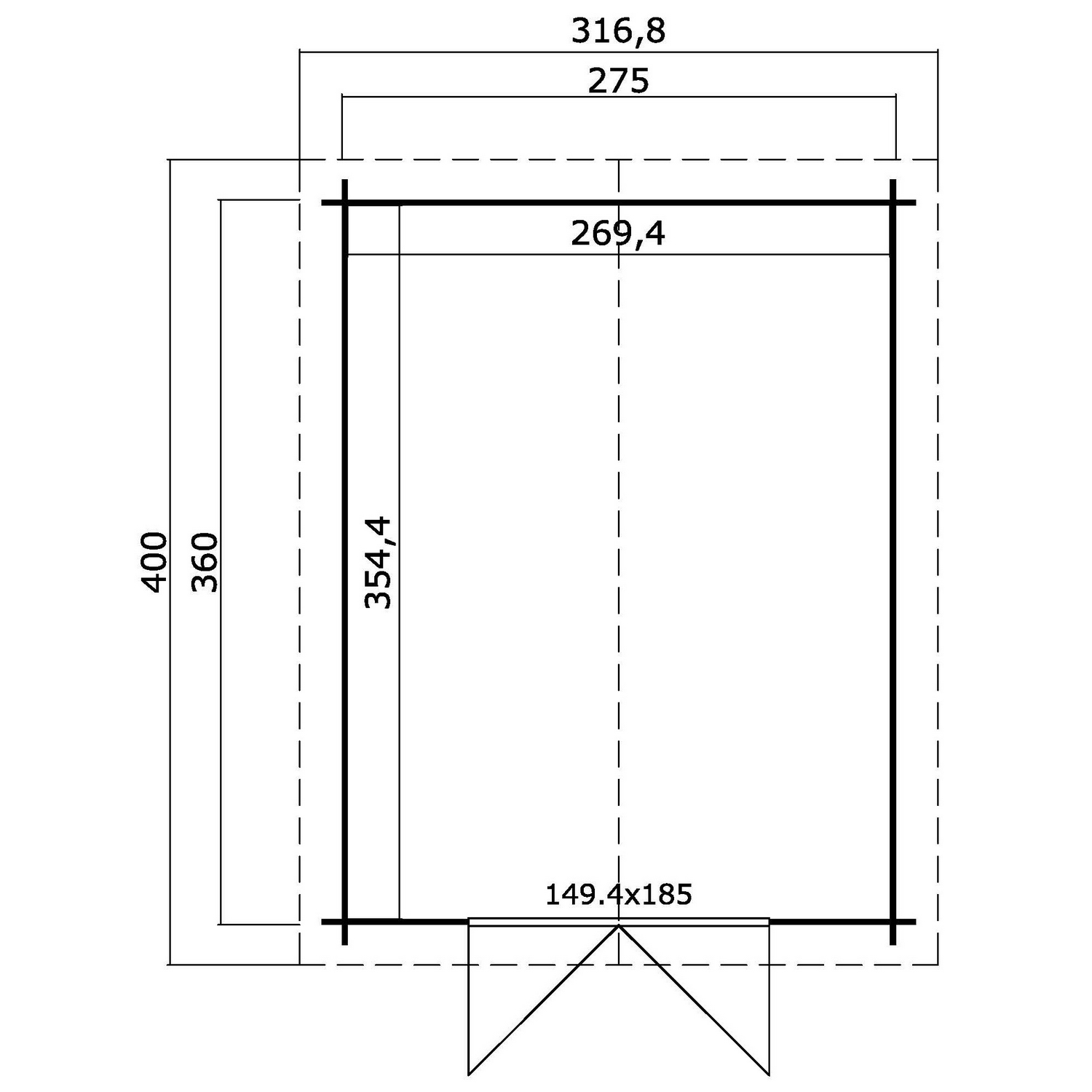 Bod Krifon Mega 9,9m²