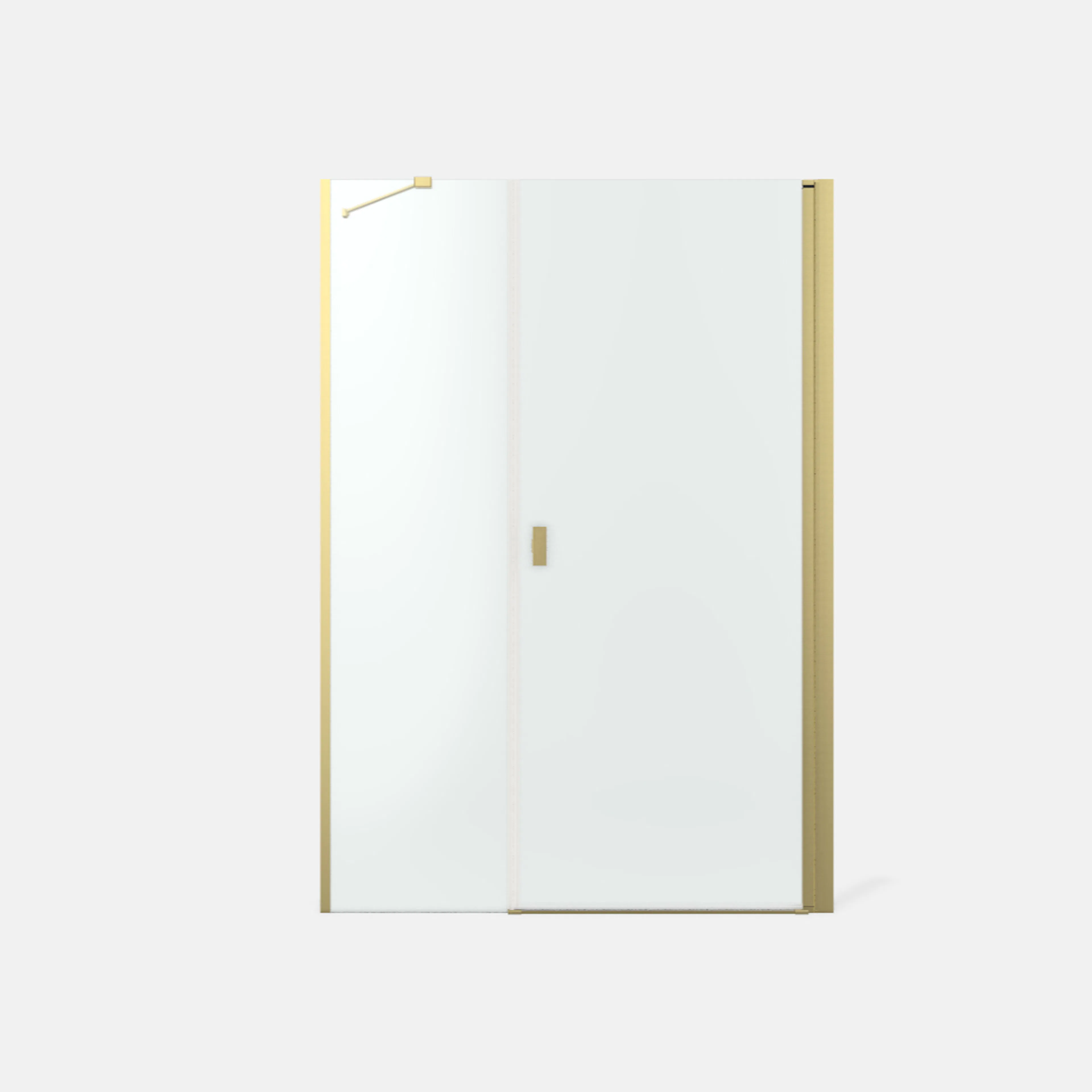 Dusjdør Strømberg Noma 45 med Sidepanel Nisje