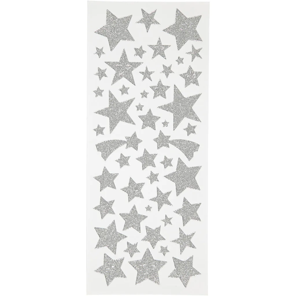 Stickers Creativ Company Glitter Stjerner 2 Stk