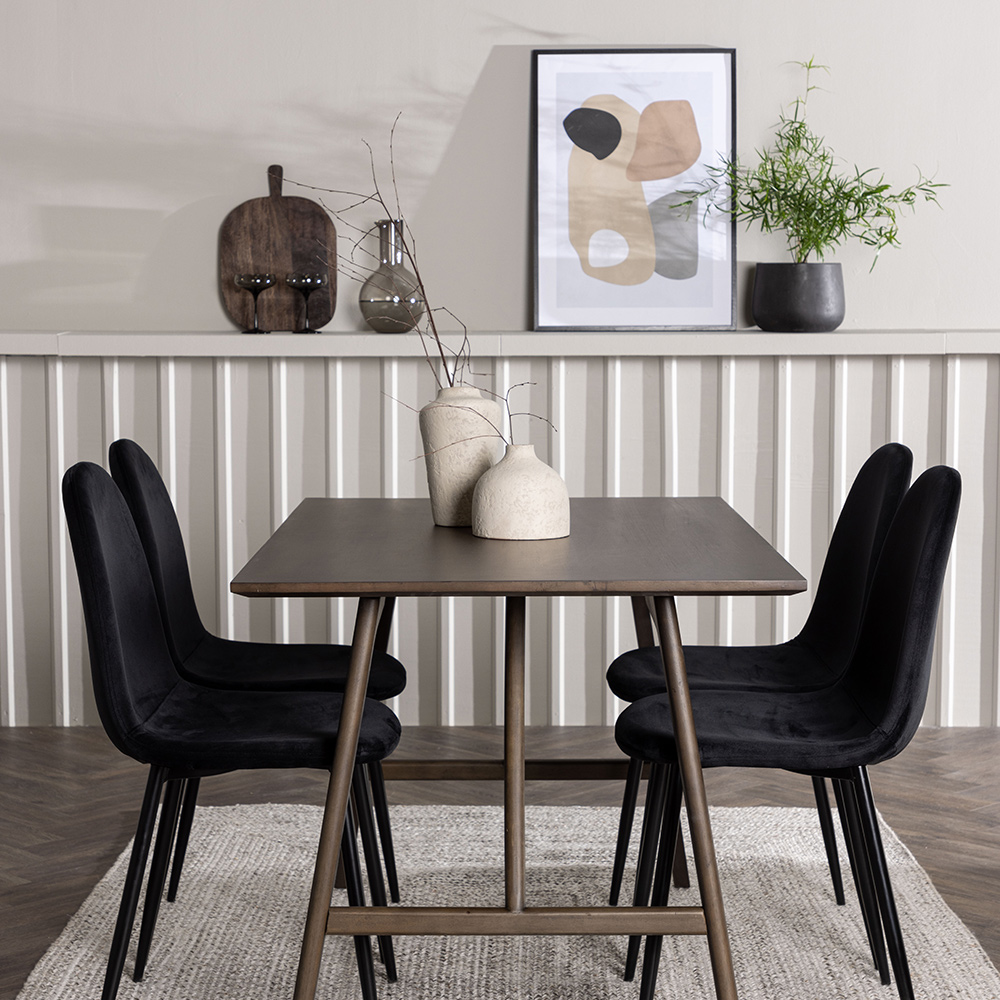 Spisegruppe Venture Home Kaseidon med 4 stk Polar Stoler