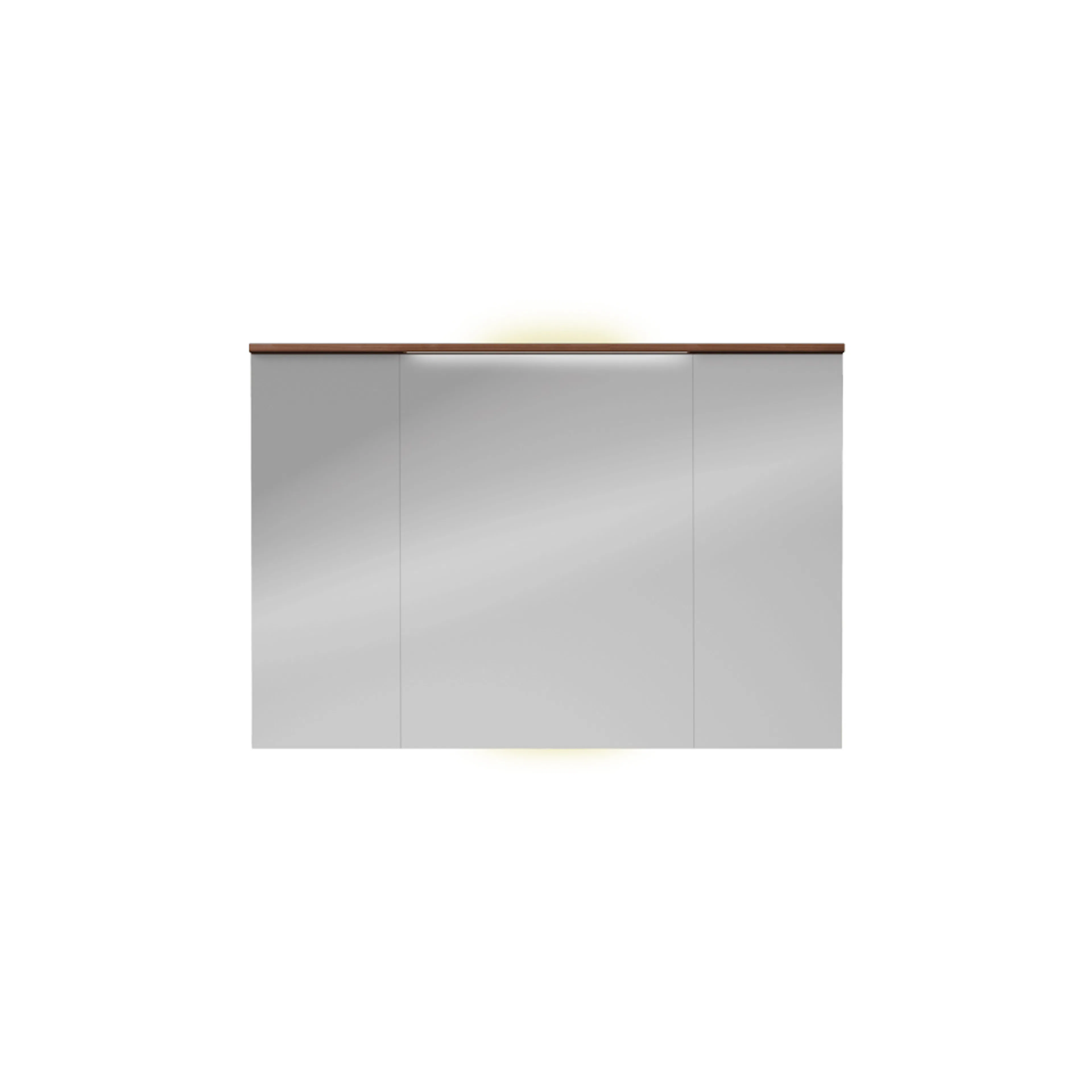 Speilskap FOSSBAD B120 D12 med Lystopp 60 + 30 + 60