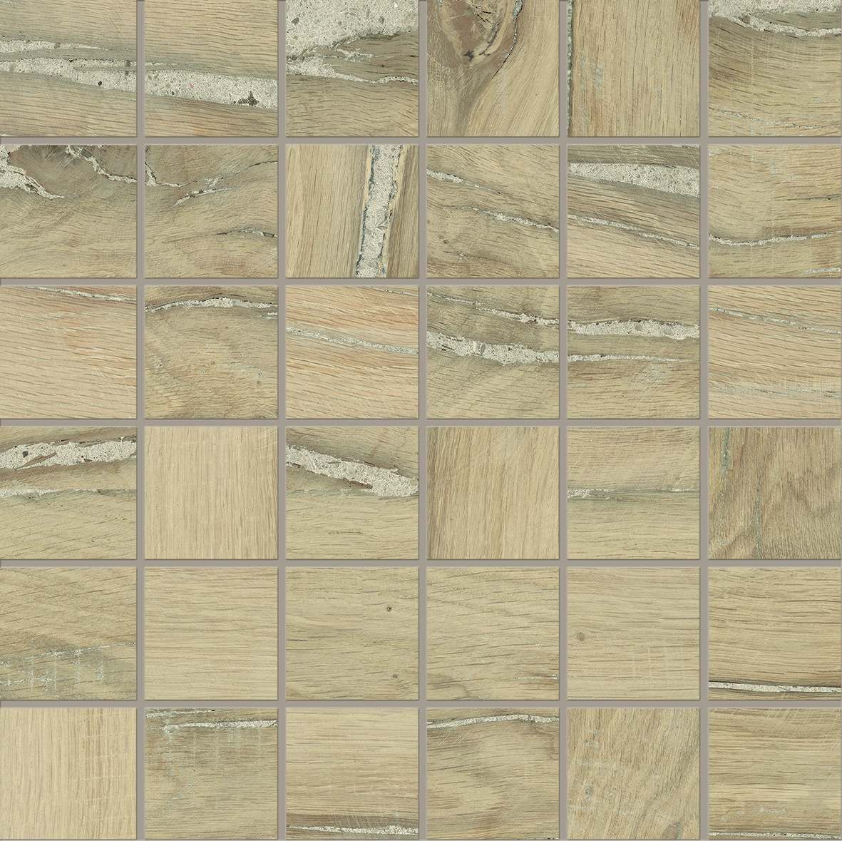 Mosaikk Lhådös Trentino Noce  5x5 cm