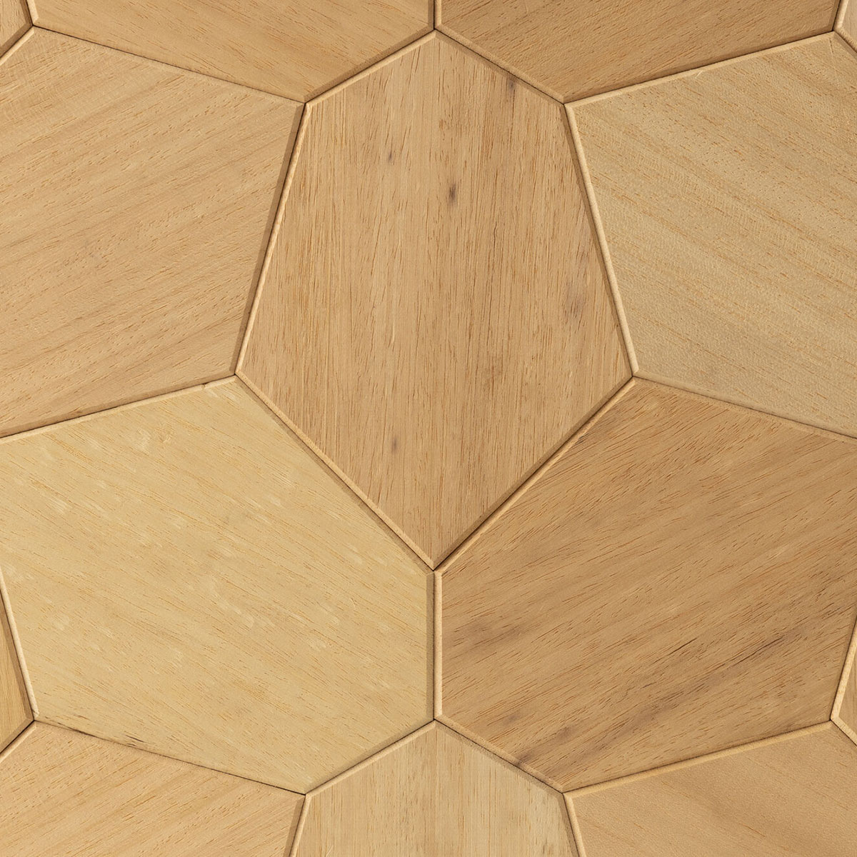 Veggpanel Emotionwood Hexagon