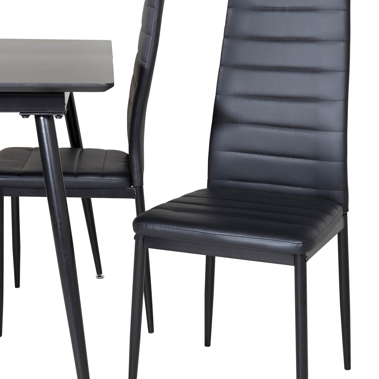 Spisegruppe Venture Home Silvia med Innleggsplate og 4 Sly Stoler