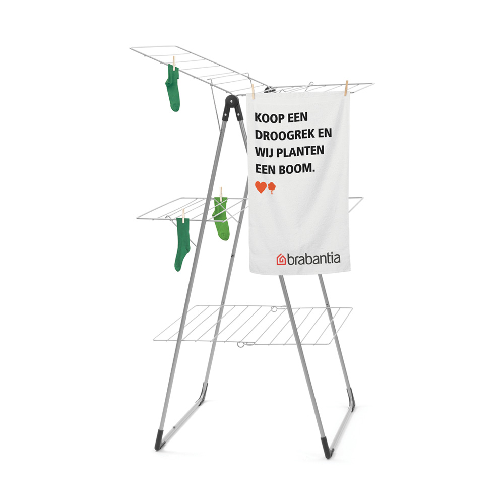 Torktorn Brabantia 23m Metallic Grå Färg: Metallic Grå