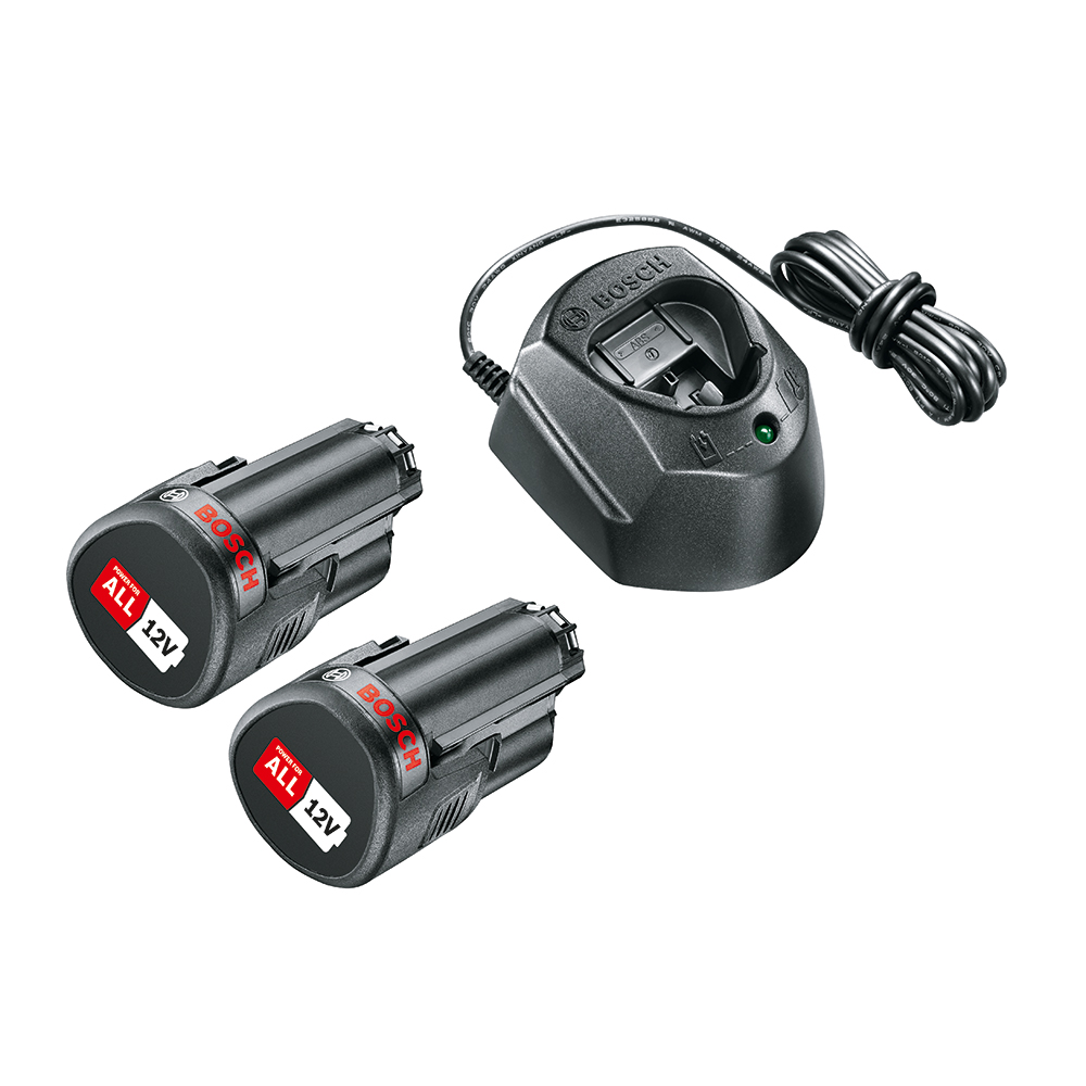 Batterisett Bosch Power Tools 12V 2x1,5Ah