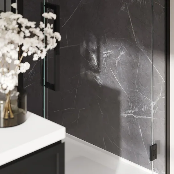 Baderomspanel Fibo 2272-L00 Black Marble