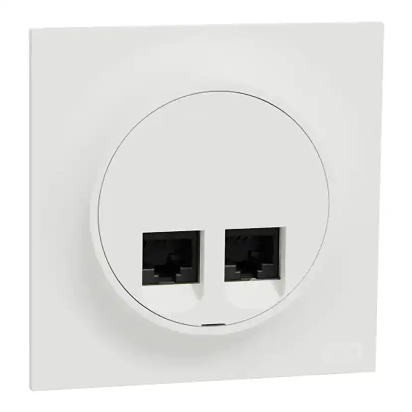 Datauttak Elko One Kat 6 UTP Innfelt 2xRJ45