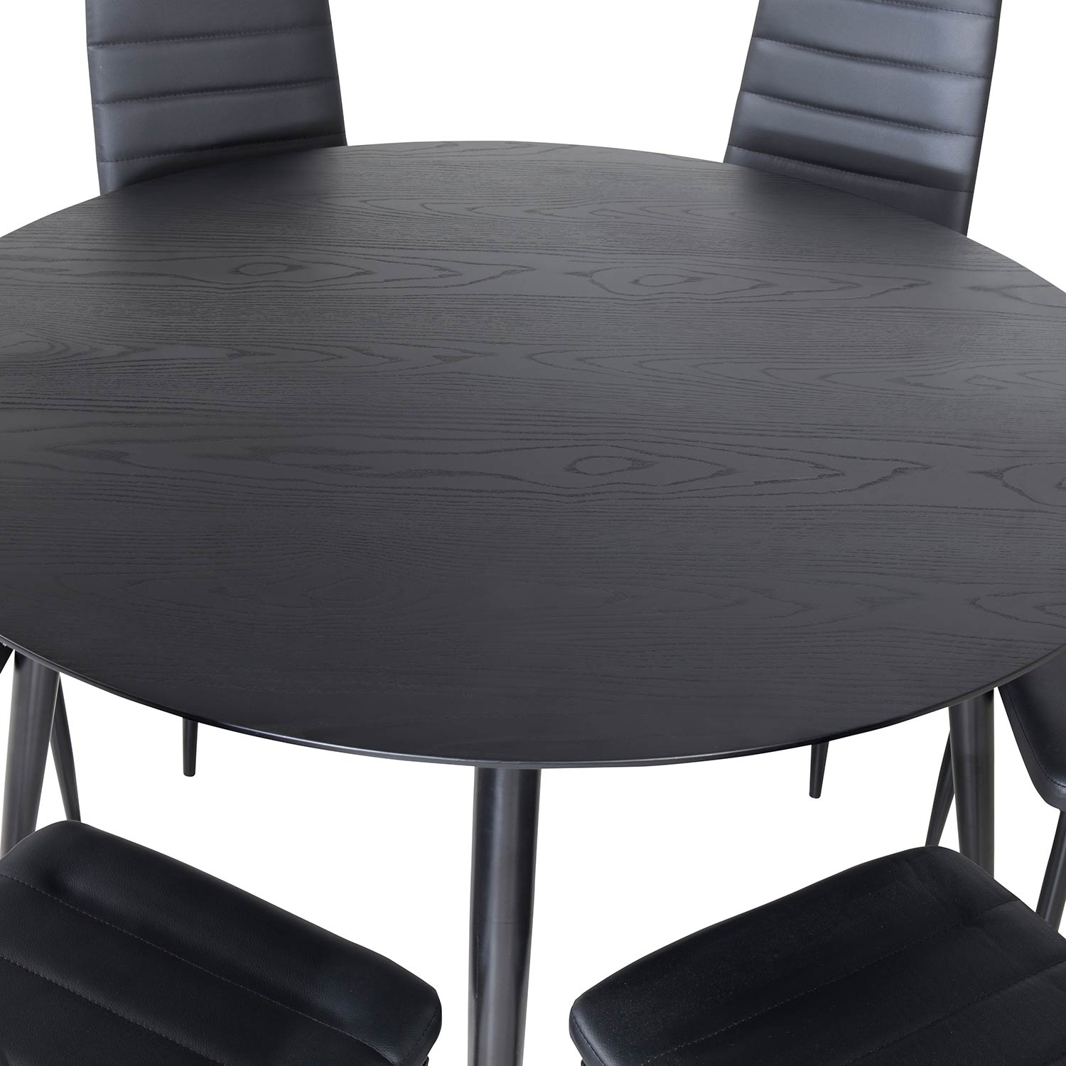 Spisegruppe Venture Home Dipp Ø115 cm med 6 Slim Stoler