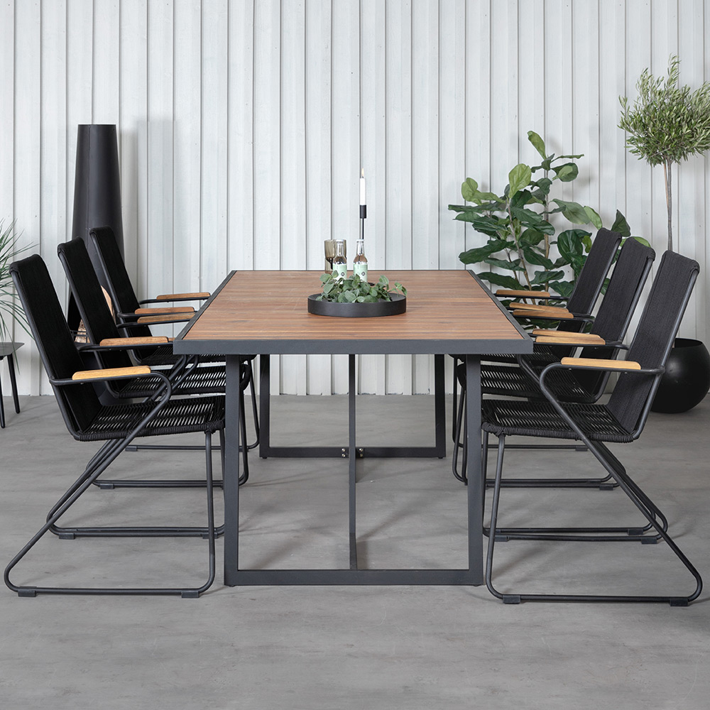 Spisegruppe Venture Home King med 6 Billy Lenestoler